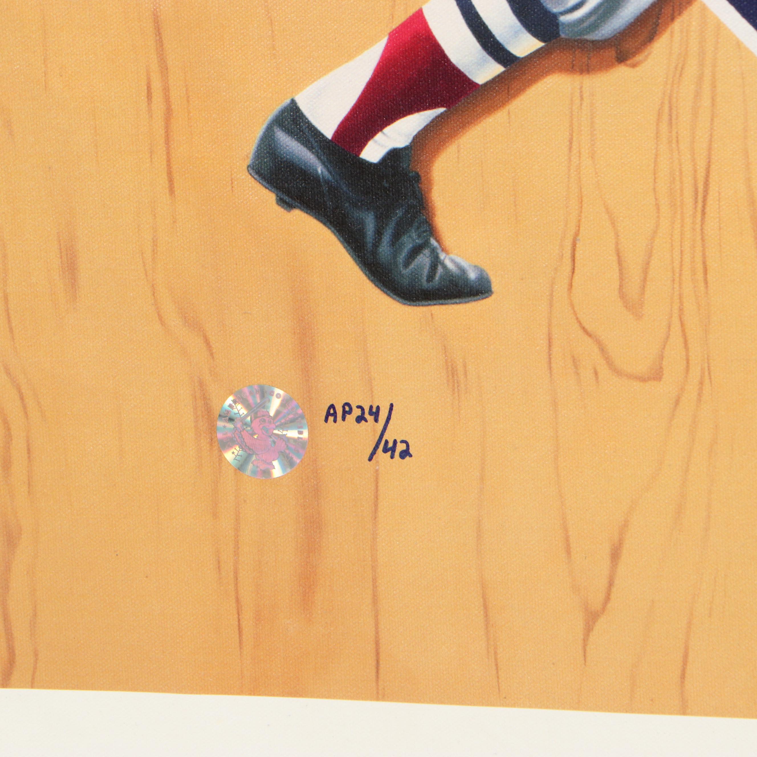 Ted Williams Triple Crown Signed Giclee, Artist Proof 24/42  COA Hologram