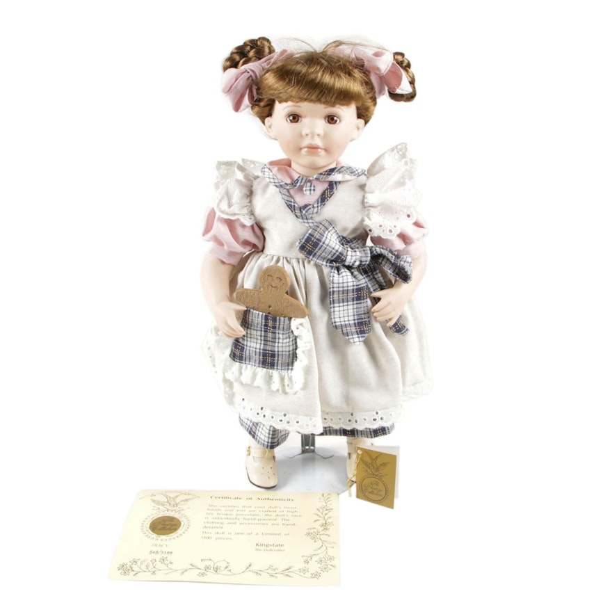 Kingstate The Dollcrafter "Tracy" Prestige Collection Porcelain Doll