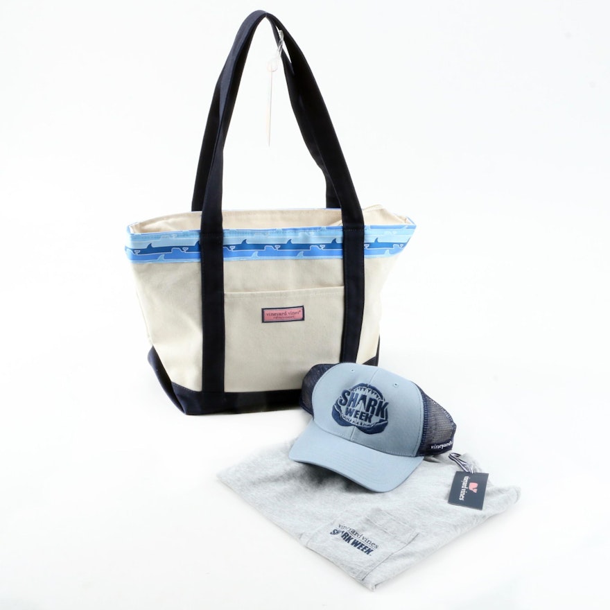 Vineyard Vines x Discovery Channel "Shark Week" Collection Tote and More