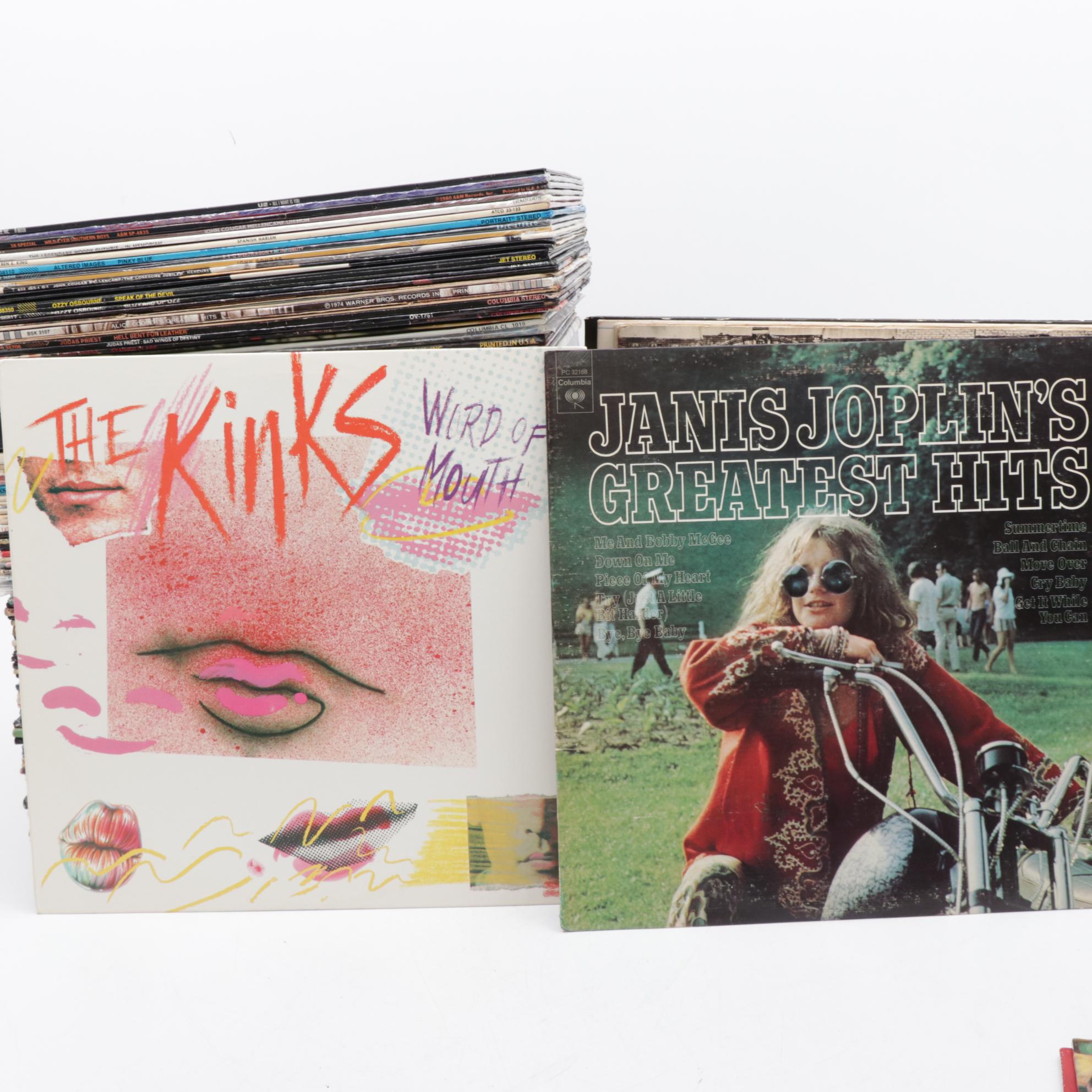 Frank Sinatra, James Brown, The Kinks, Led Zeppelin and Other Vinyl Records