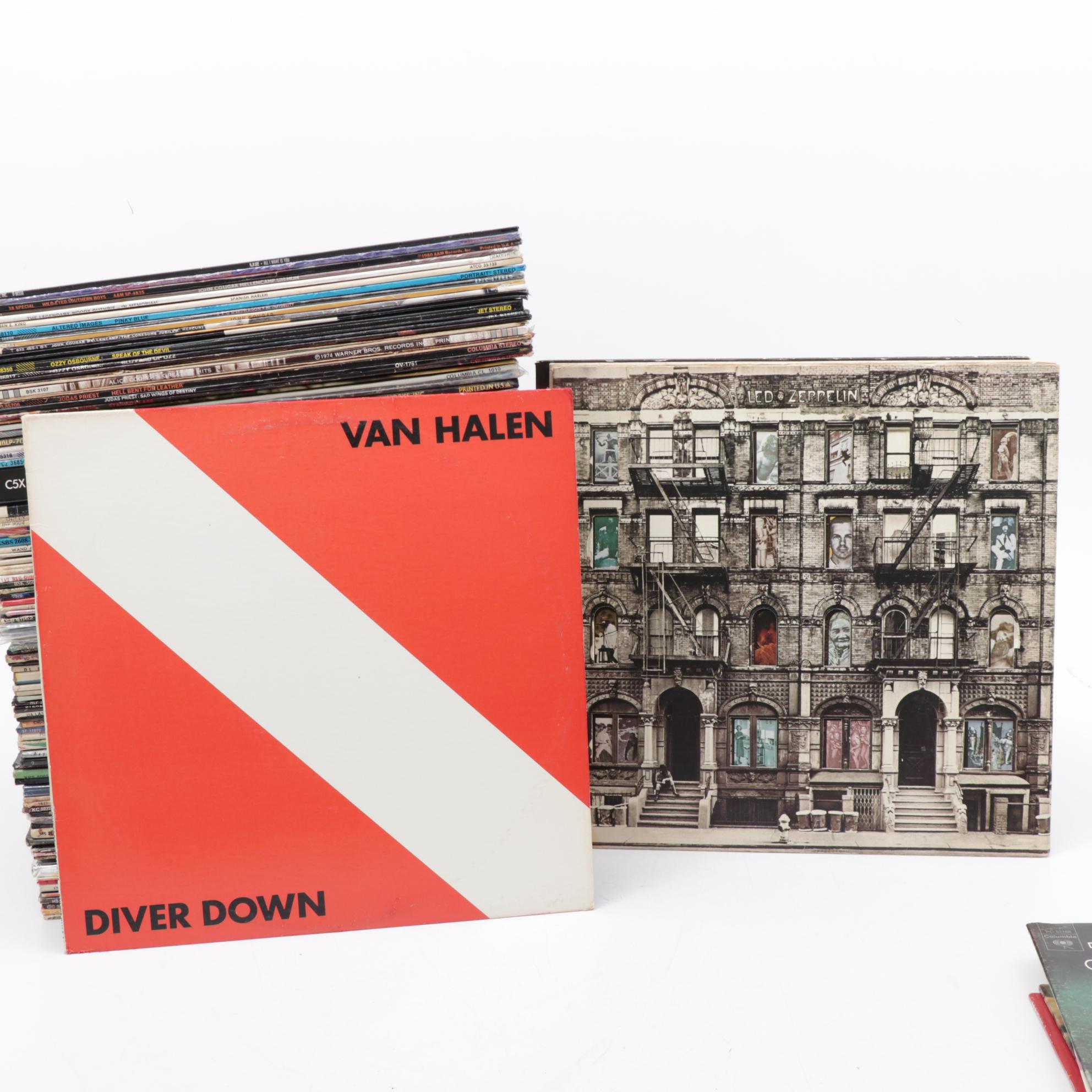 Frank Sinatra, James Brown, The Kinks, Led Zeppelin and Other Vinyl Records