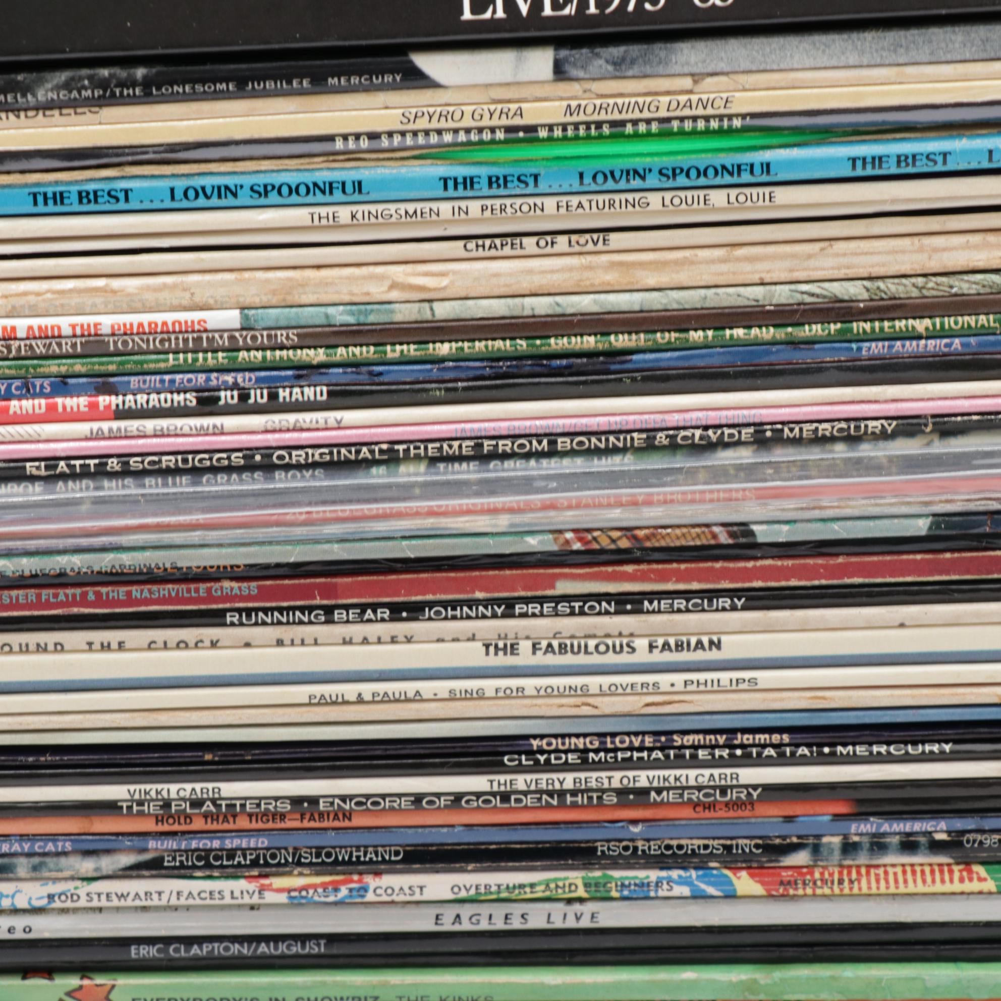 Frank Sinatra, James Brown, The Kinks, Led Zeppelin and Other Vinyl Records