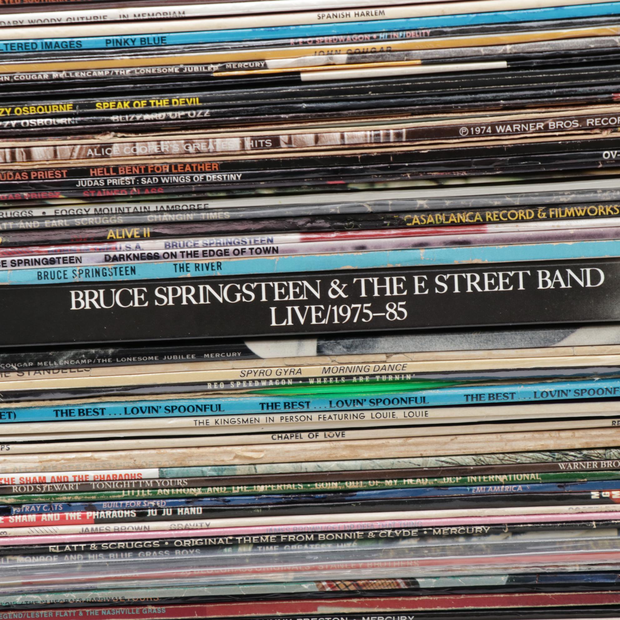 Frank Sinatra, James Brown, The Kinks, Led Zeppelin and Other Vinyl Records