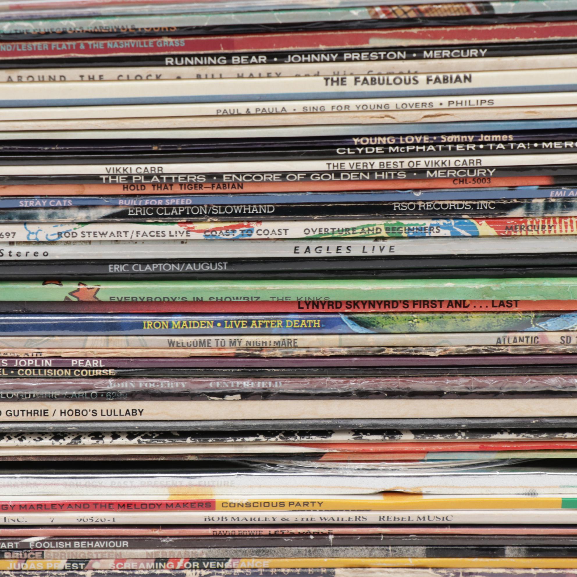 Frank Sinatra, James Brown, The Kinks, Led Zeppelin and Other Vinyl Records