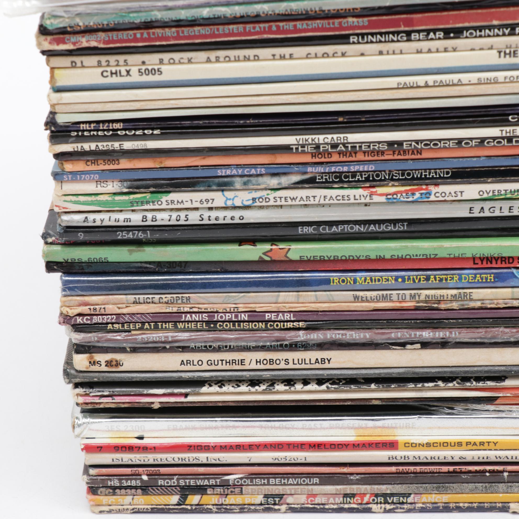 Frank Sinatra, James Brown, The Kinks, Led Zeppelin and Other Vinyl Records