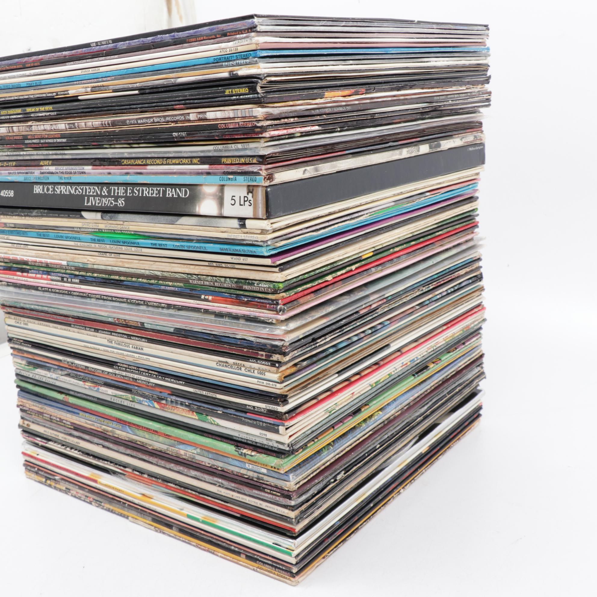 Frank Sinatra, James Brown, The Kinks, Led Zeppelin and Other Vinyl Records