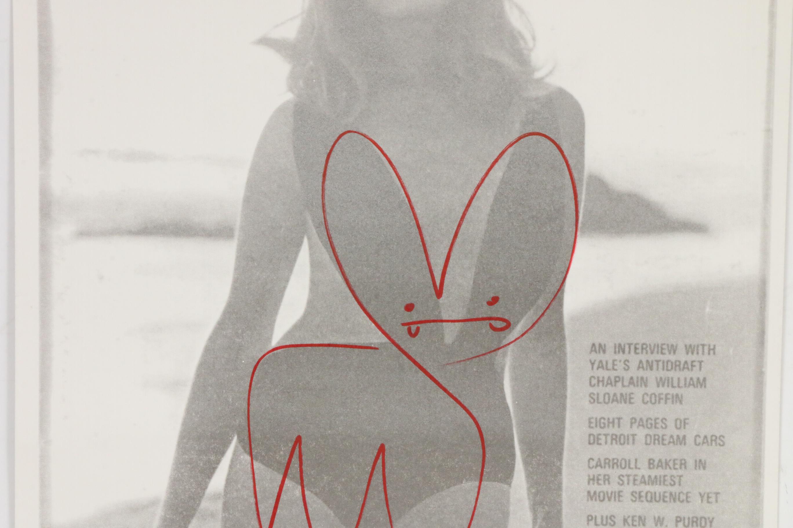 Pure Evil Limited Edition Altered Carroll Baker Playboy Cover Print