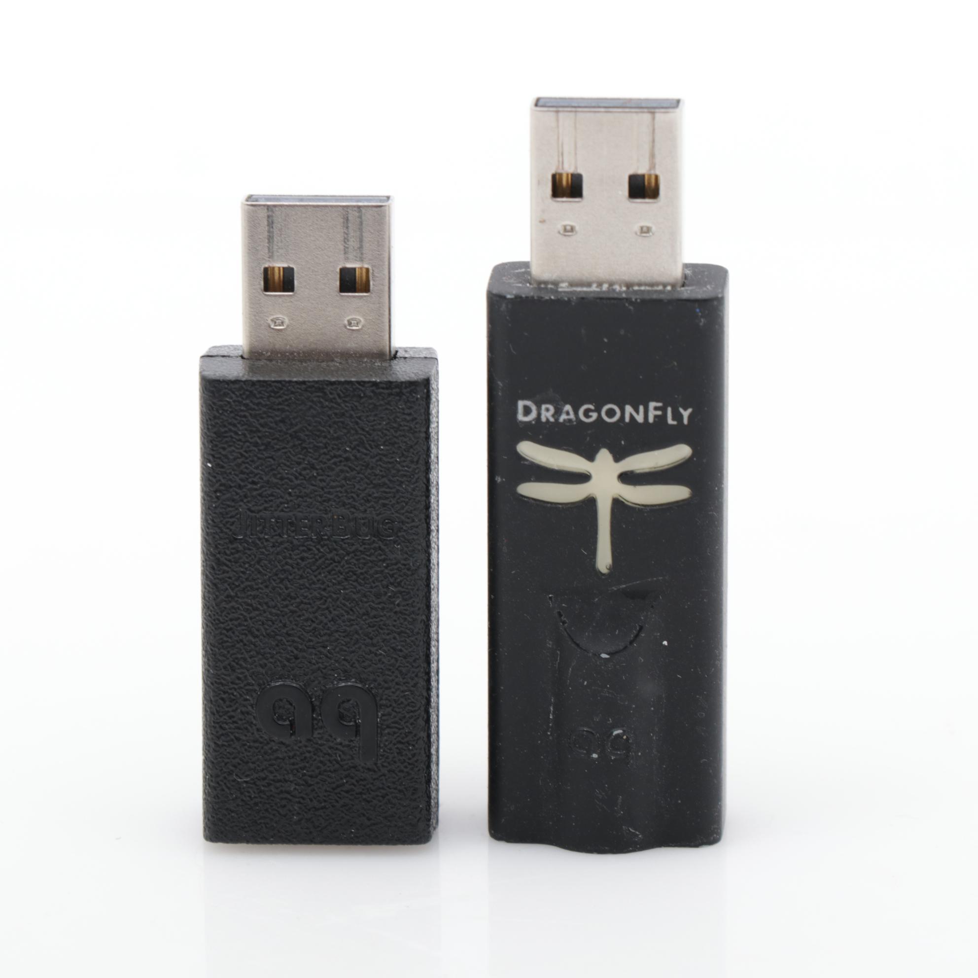 AudioQuest Dragonfly USB DAC and AudioQuest Jitterbug USB Noise Filter