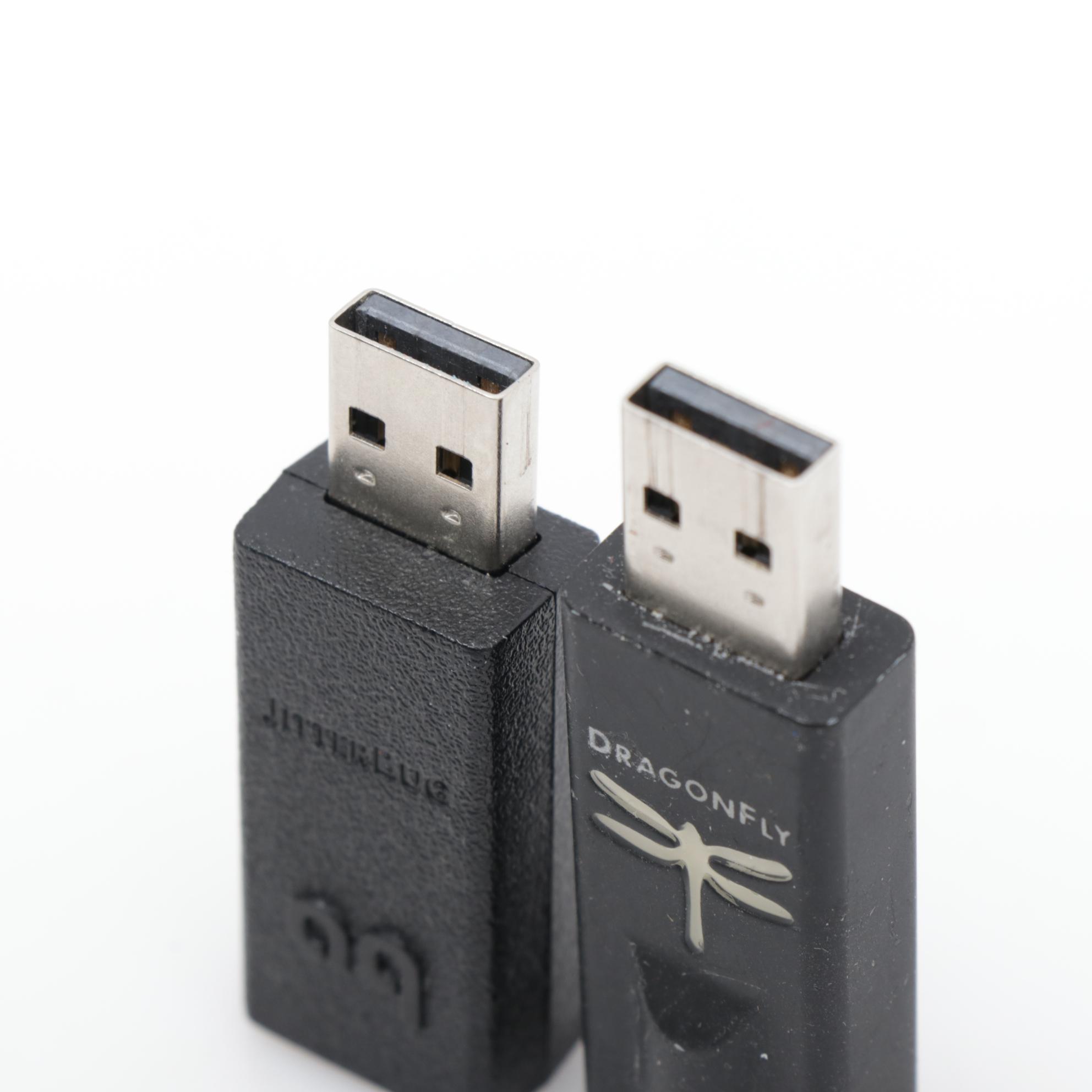 AudioQuest Dragonfly USB DAC and AudioQuest Jitterbug USB Noise Filter