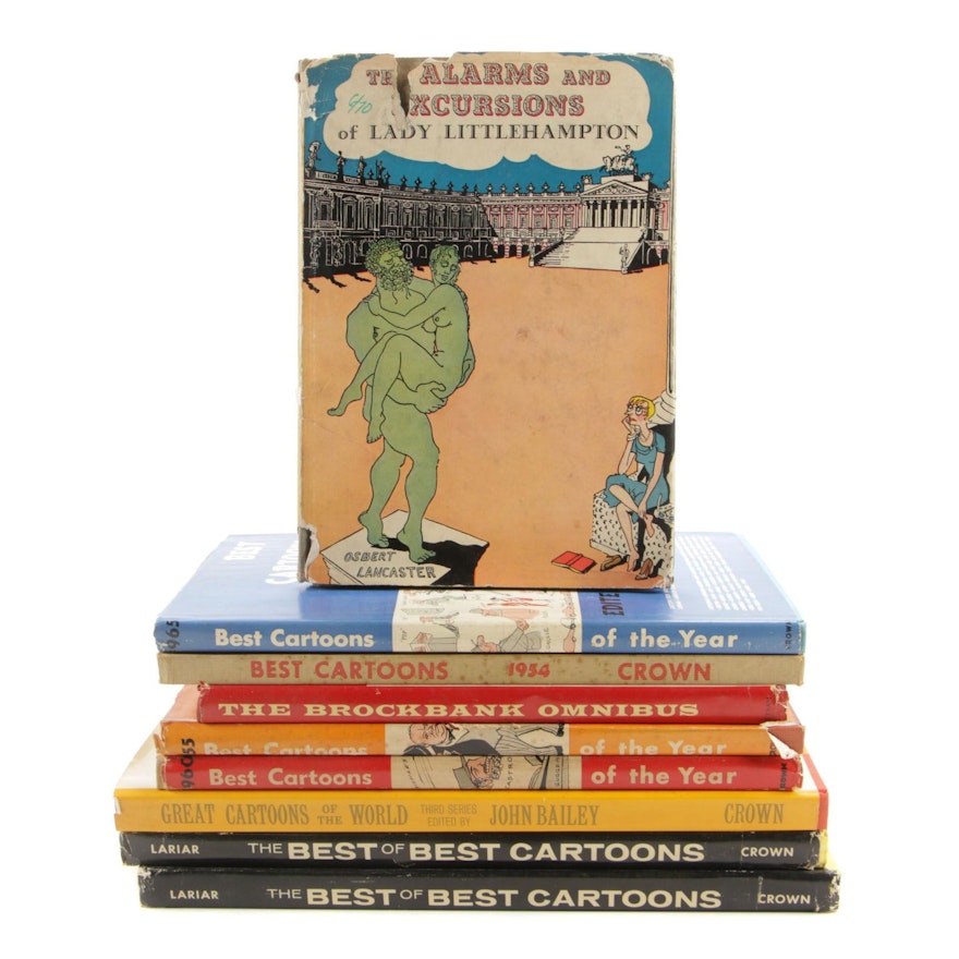 1961 "The Best of the Best Cartoons: 20th Anniversary Edition" with Other Books