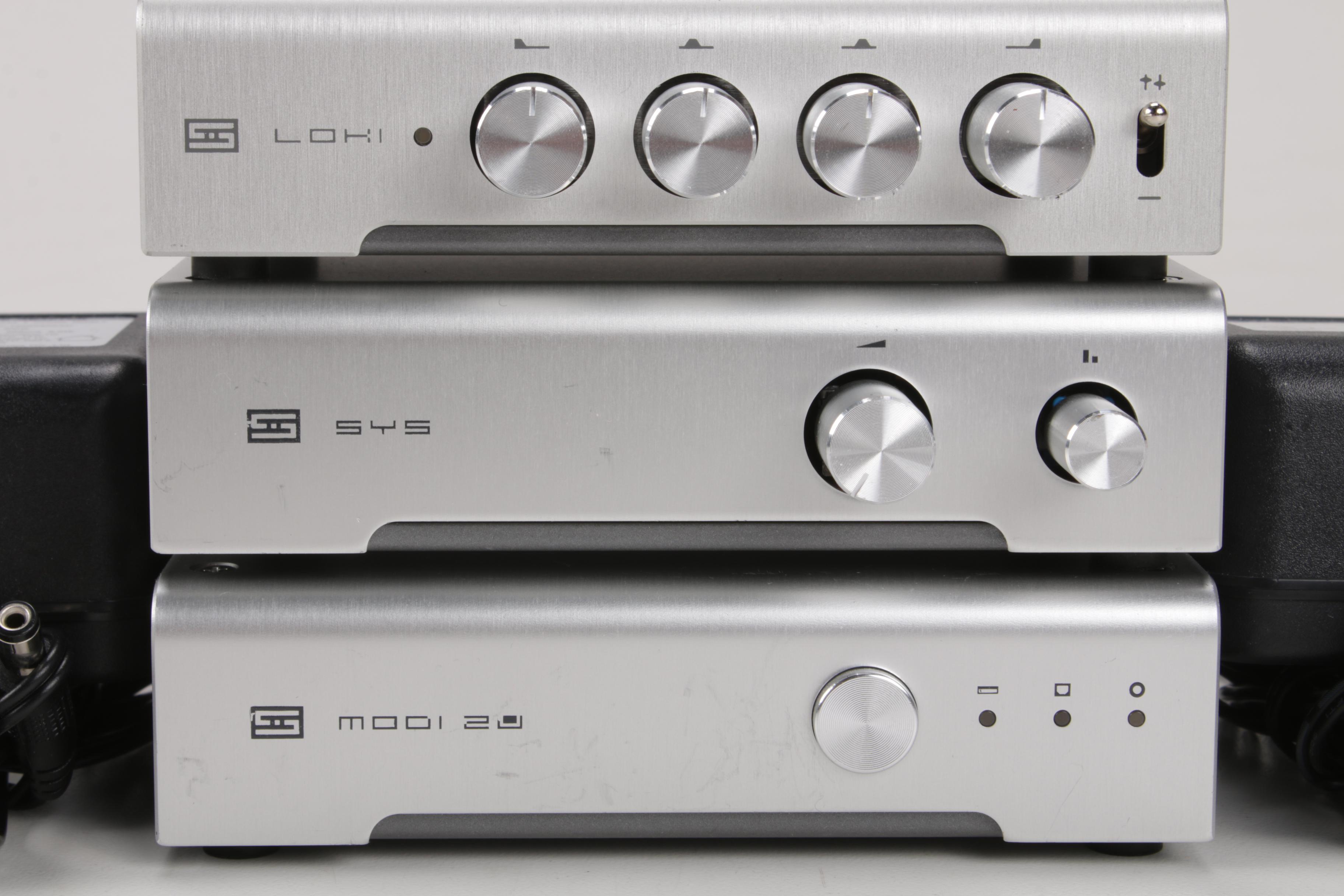 Schiit Modi 2 Uber DAC, Loki Mini Equalizer, and SYS Preamp