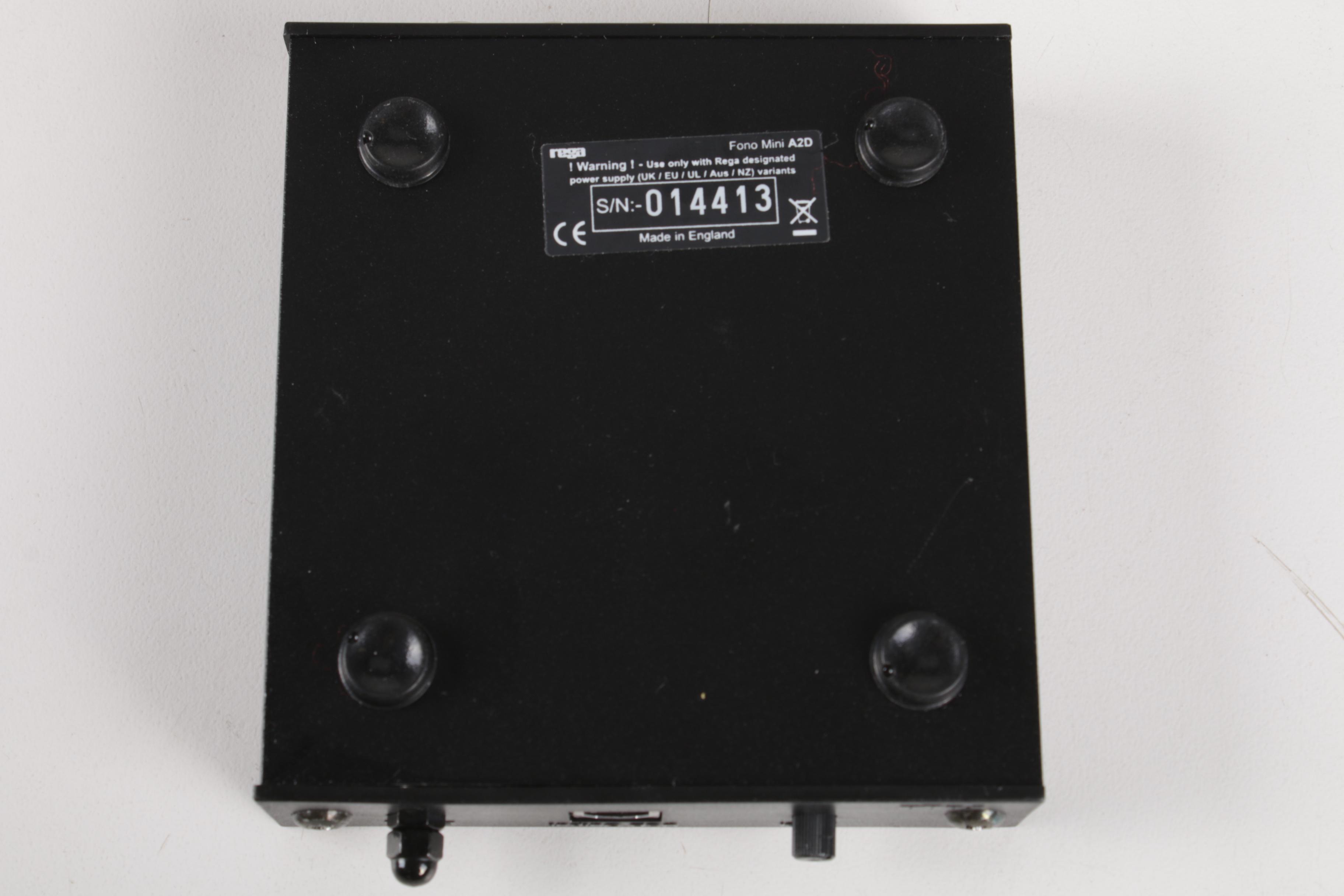 Rega Fono Mini A2D MM Phono Preamplifier with Power Cord