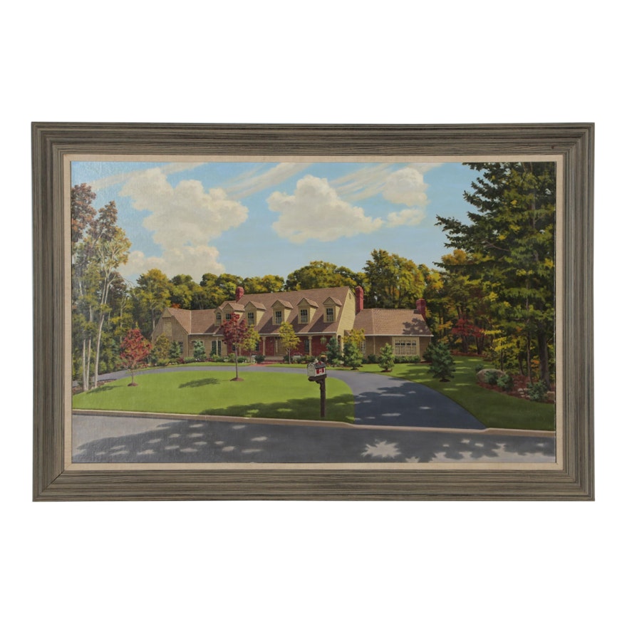 Residential Oil Painting, 1986