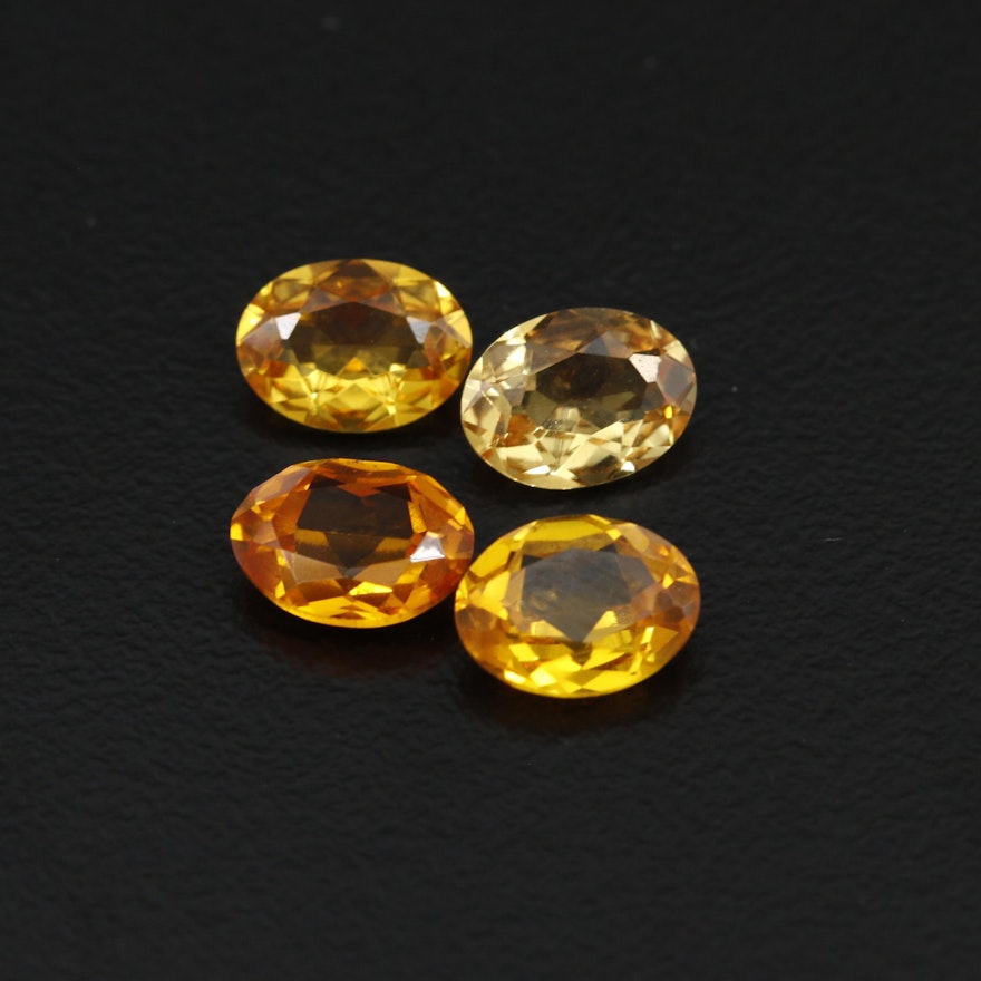 Loose 5.74 CTW Synthetic Sapphire Gemstones