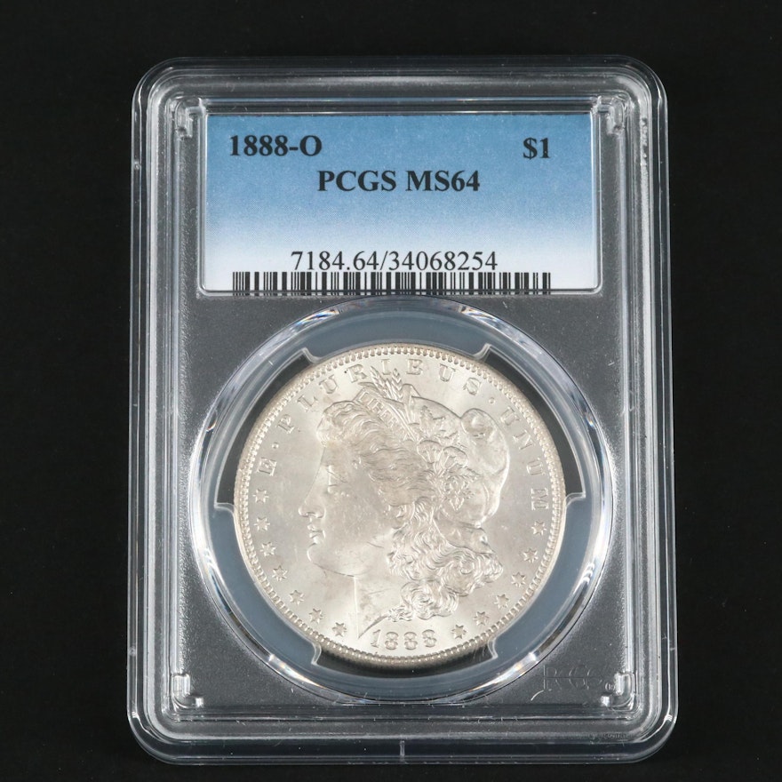 PCGS Graded MS64 1888-O Silver Morgan Dollar