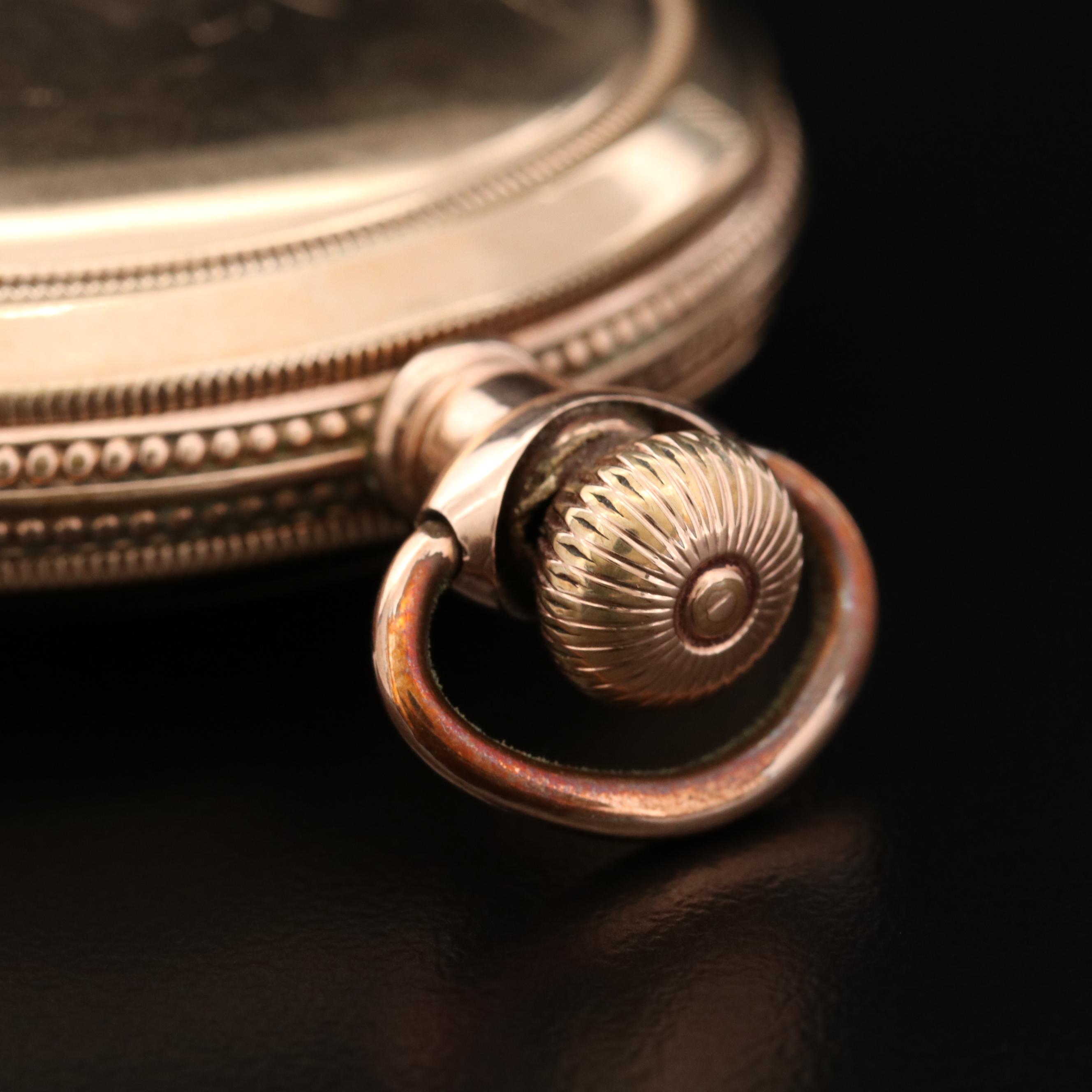 Columbus Railway King Gold Filled Hunters Case Pocket Watch