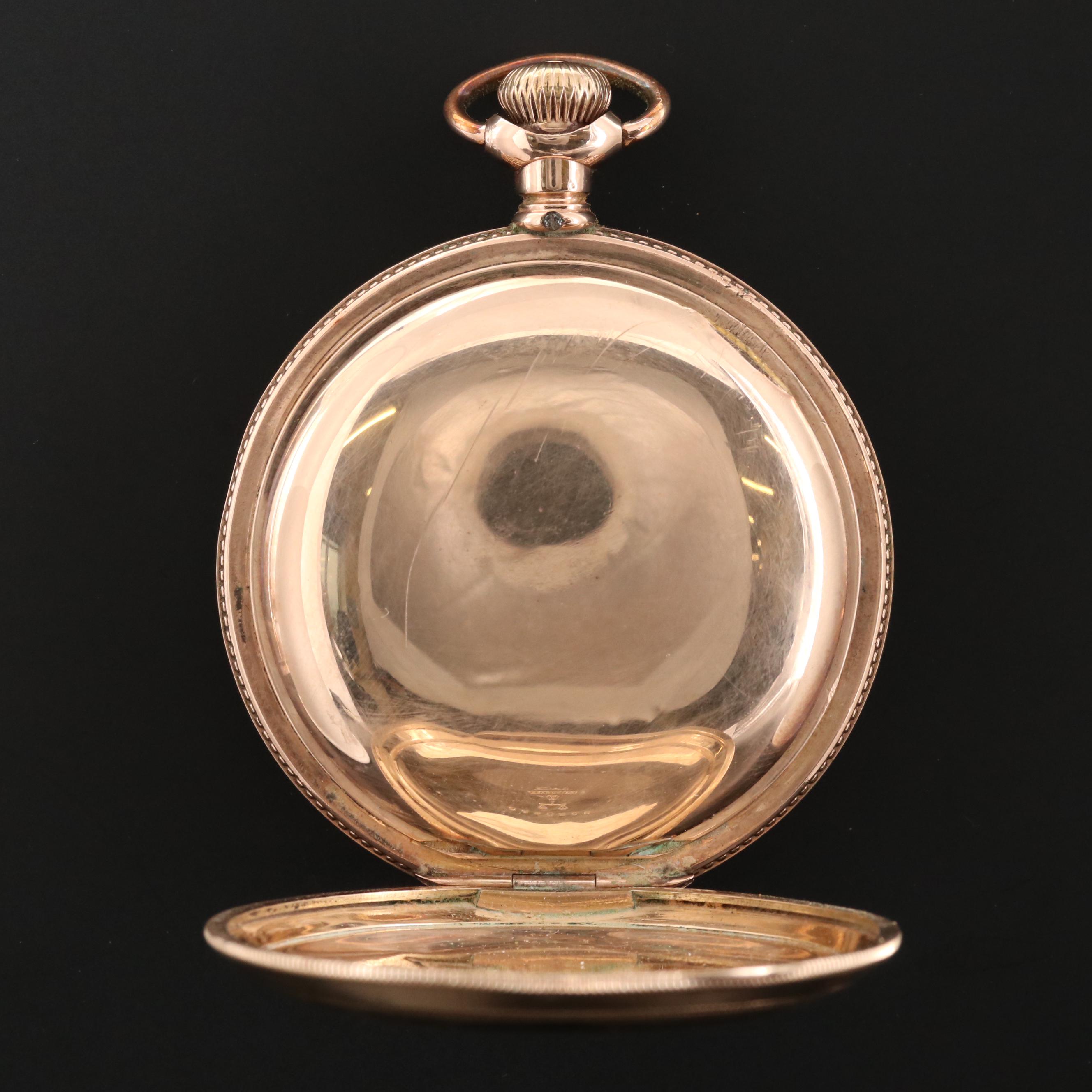 Columbus Railway King Gold Filled Hunters Case Pocket Watch
