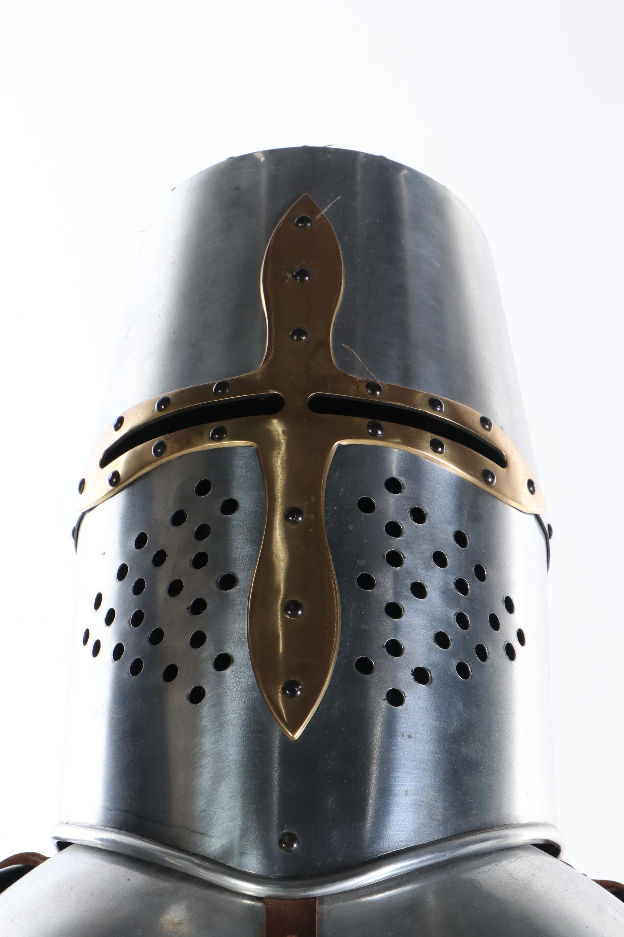 Life Size "Crusader Knight" Replica Suit of Armor by Marto of Toledo, Spain