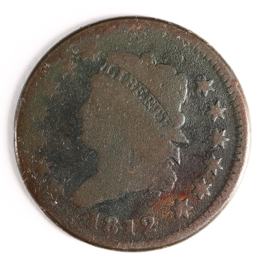 1812 Classic Head Large Cent