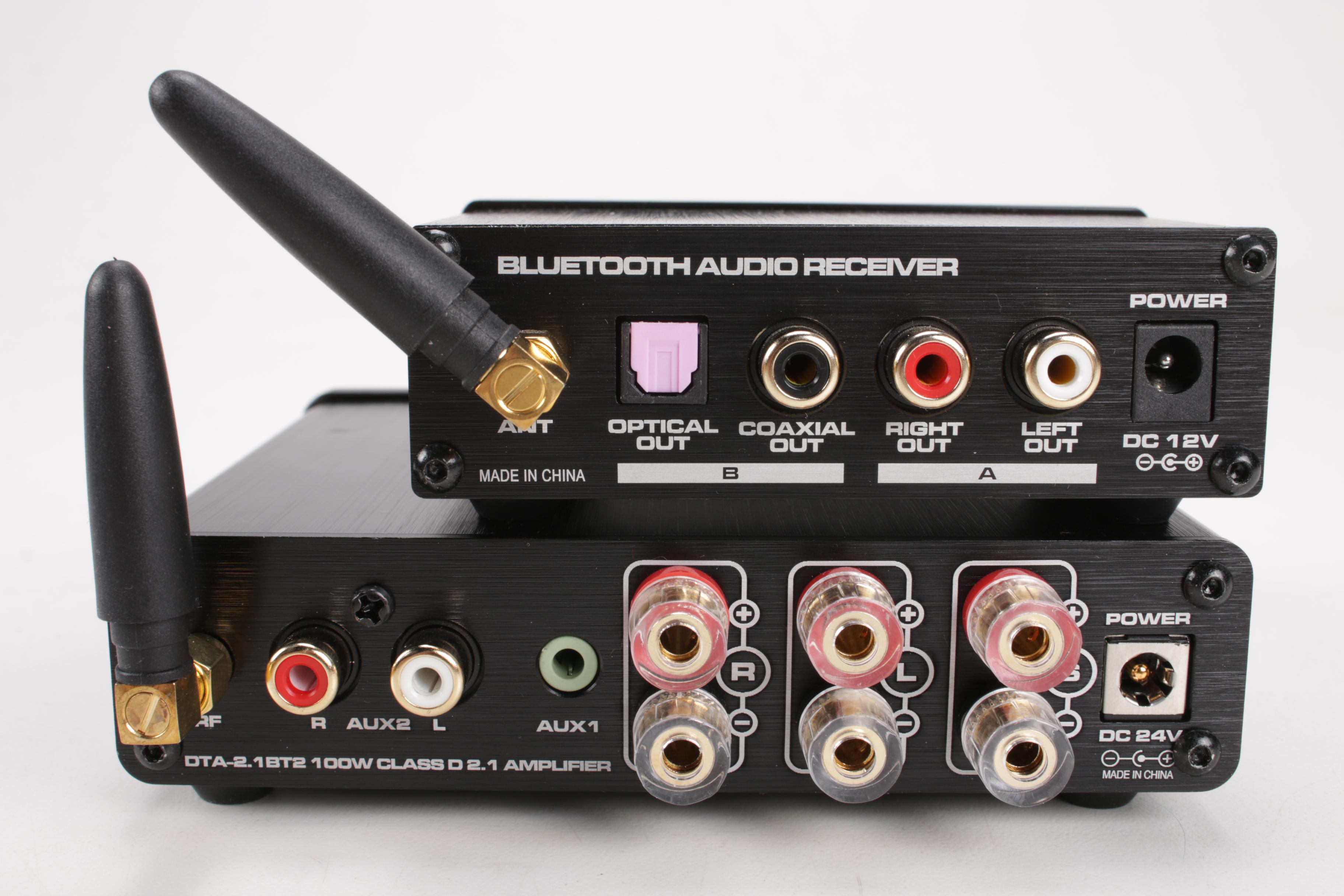 Dayton Audio Bluetooth 24V Amplifier and 12V Audio Receiver