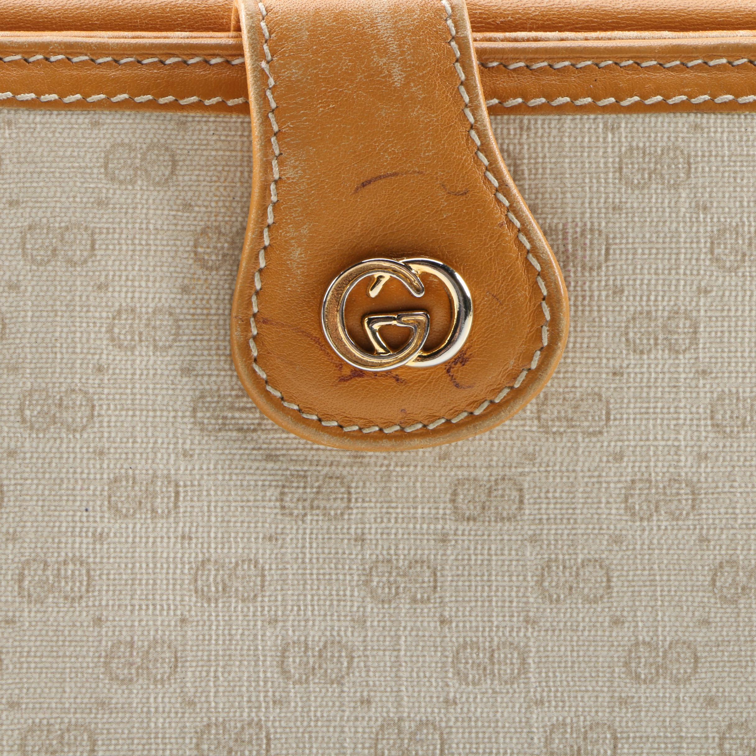 Gucci Continental Wallet and Key Case in Micro GG Supreme Canvas and Leather