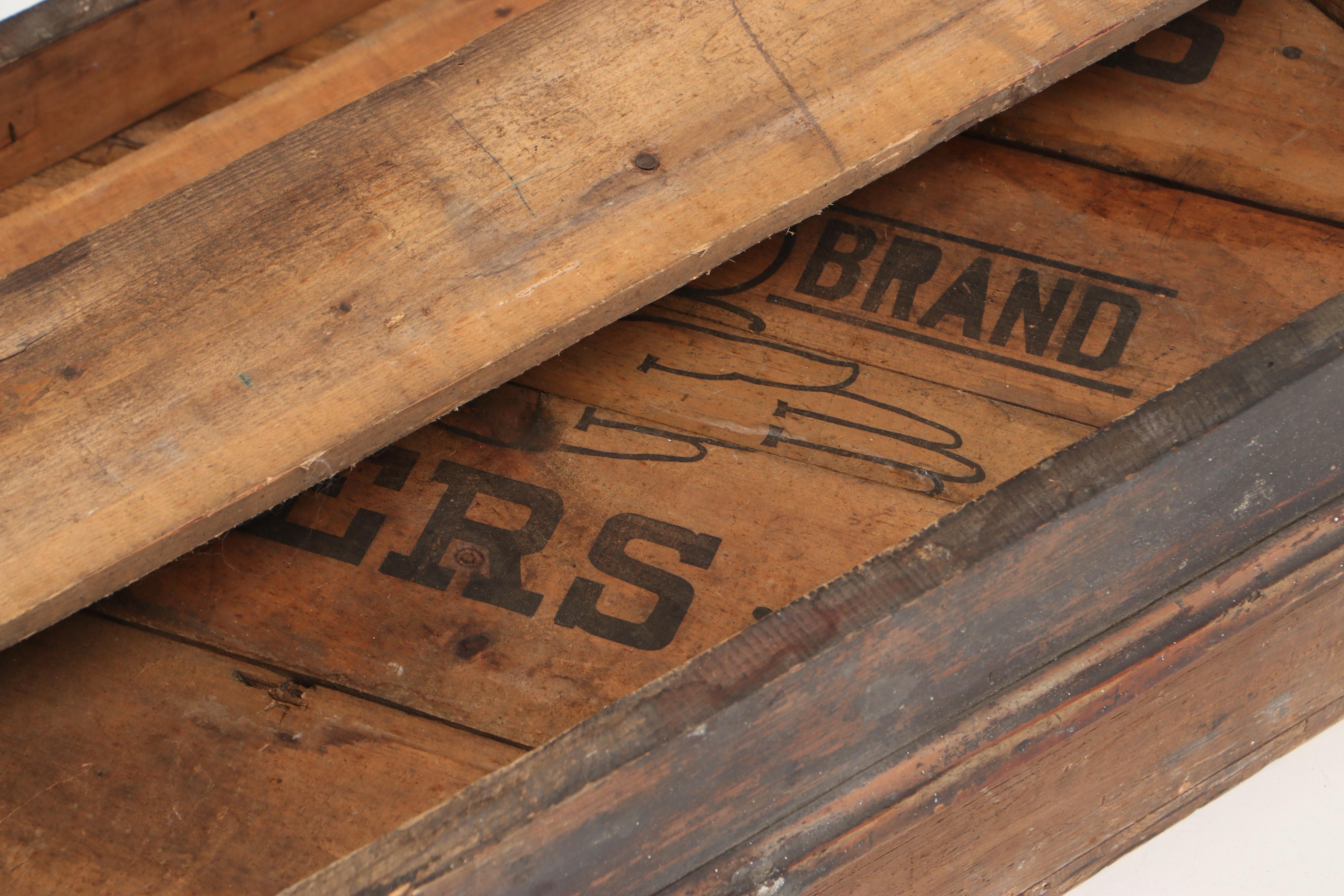 Handcrafted Wooden Carrying Case, Vintage