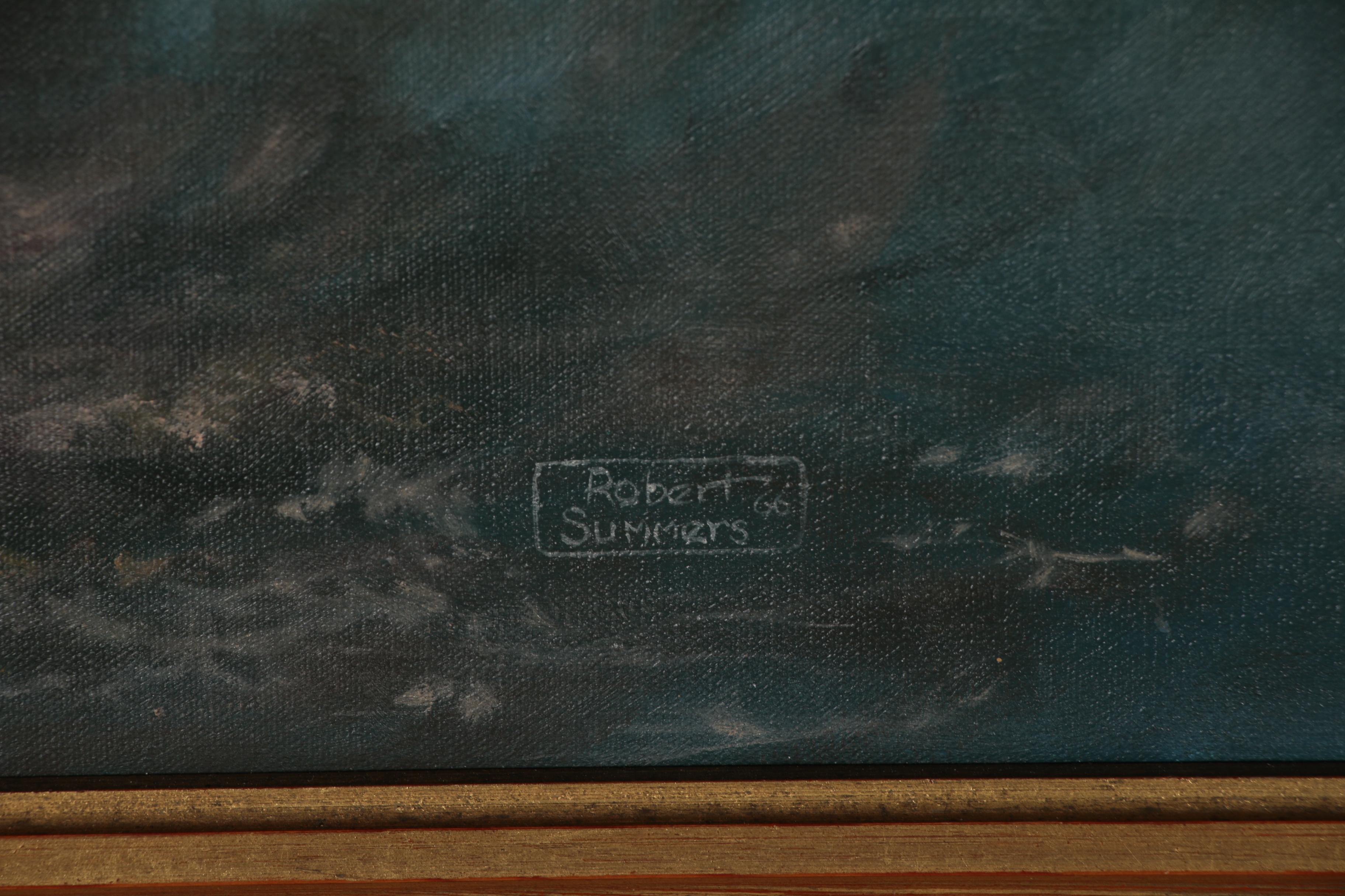 Robert Summers Oil Painting "Loner", 1966