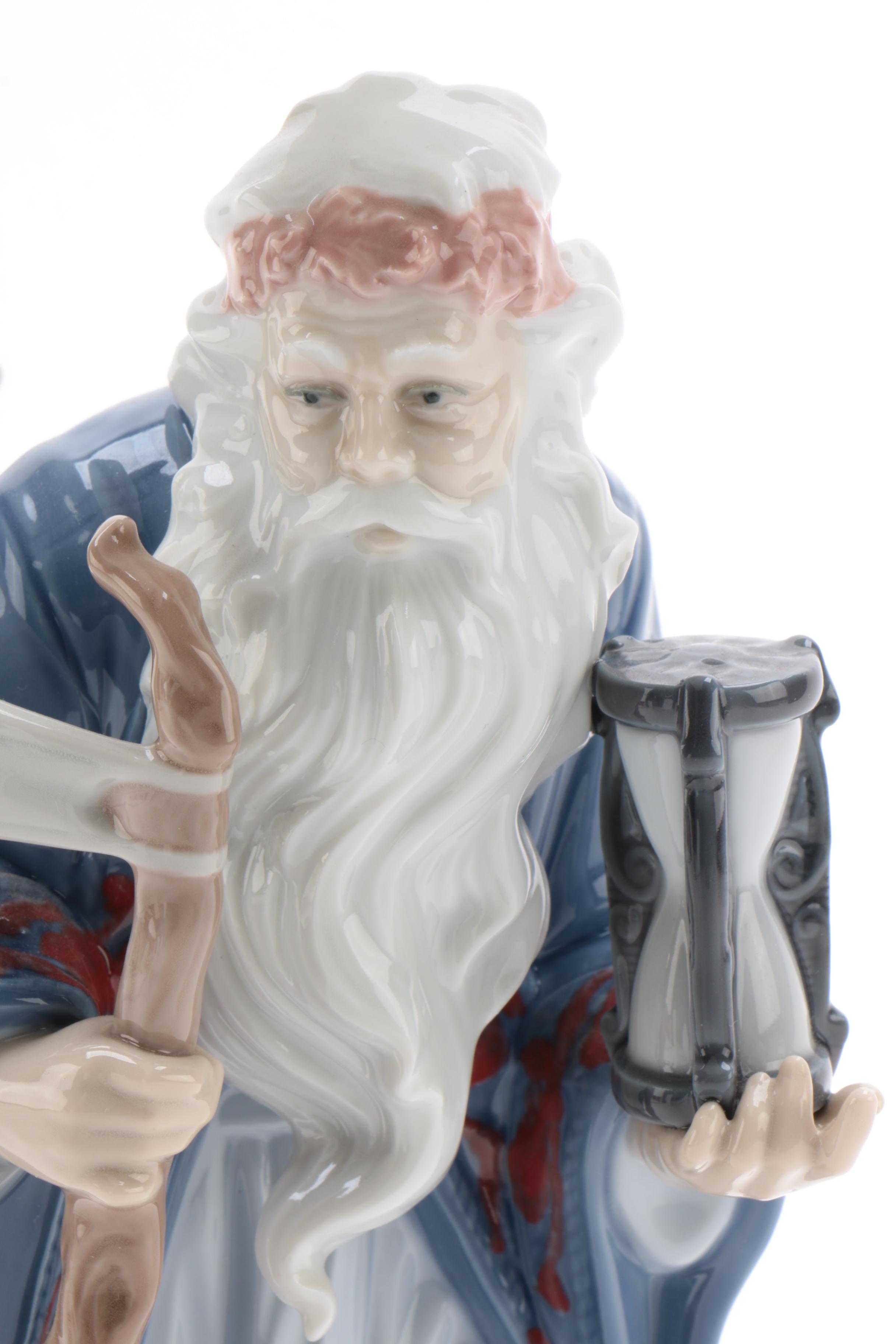 Lladró Inspiration Millennium "Father Time" Porcelain Figurine, 1991–2001