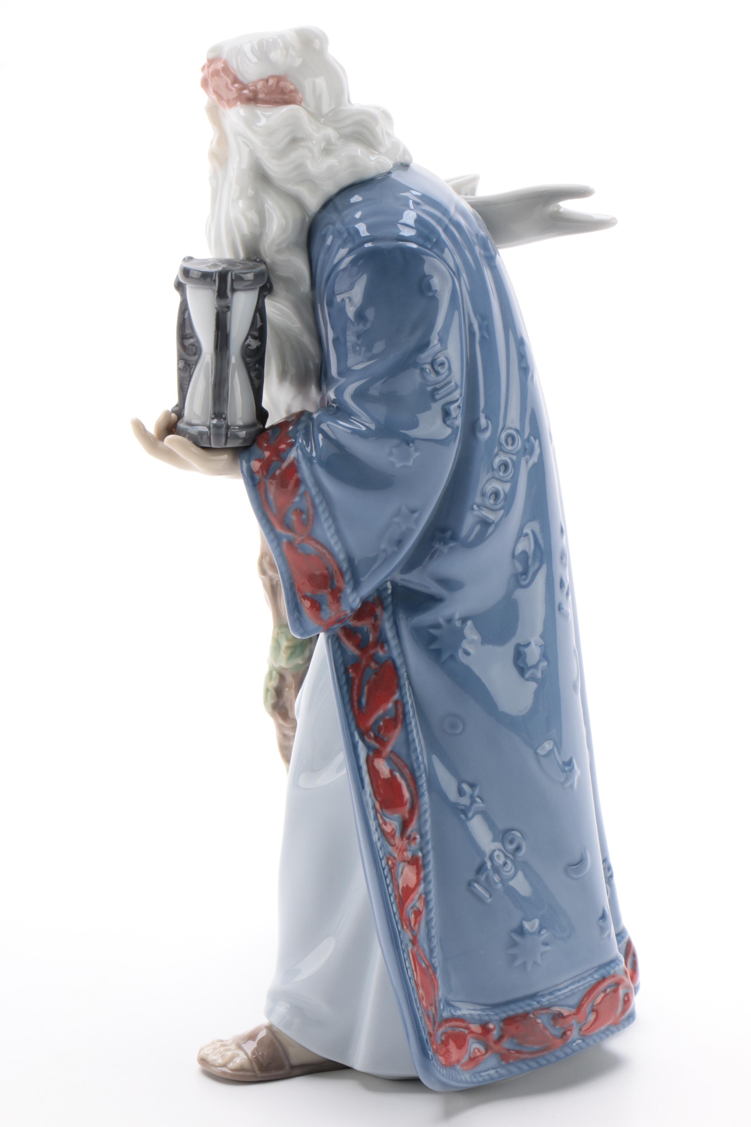 Lladró Inspiration Millennium "Father Time" Porcelain Figurine, 1991–2001