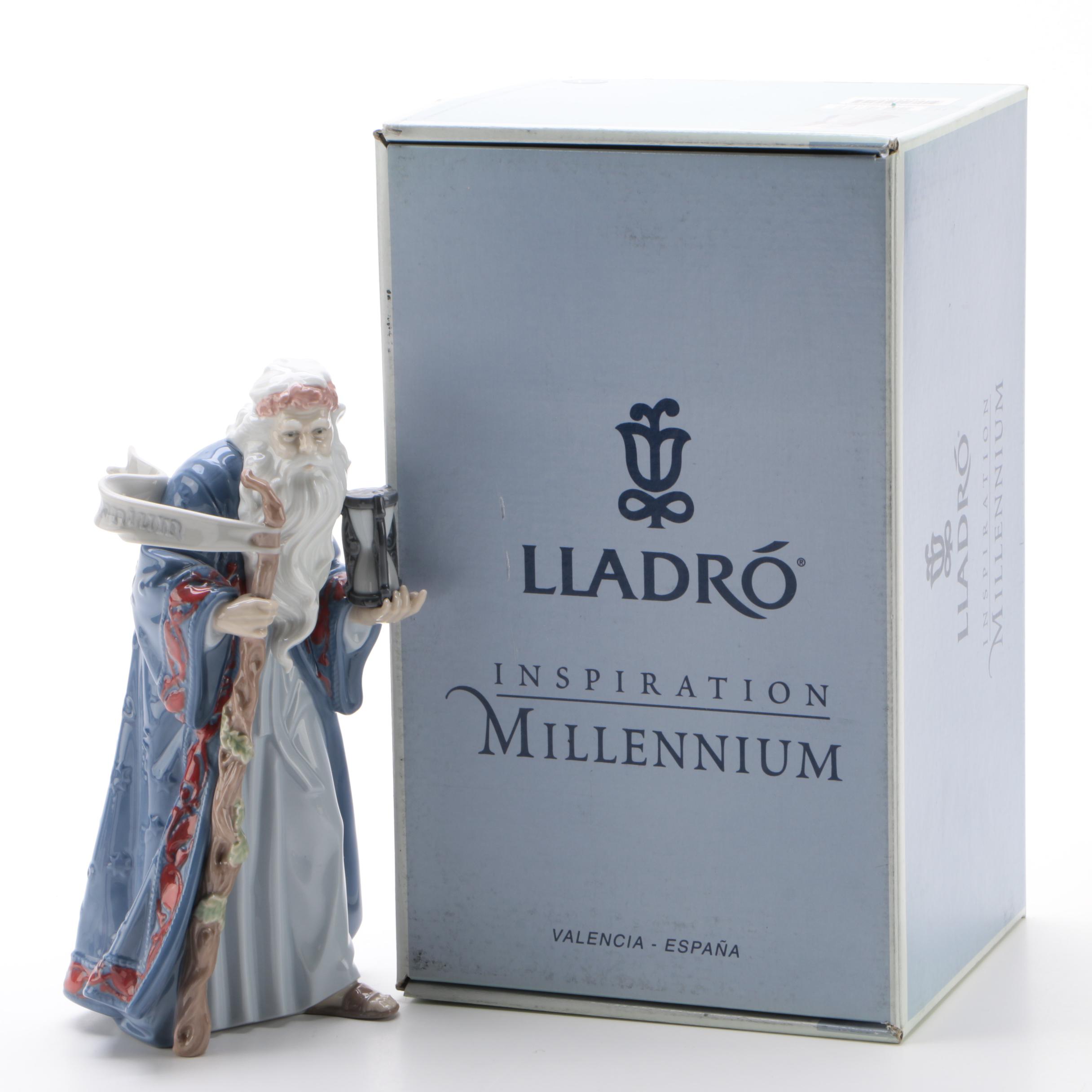 Lladró Inspiration Millennium "Father Time" Porcelain Figurine, 1991–2001