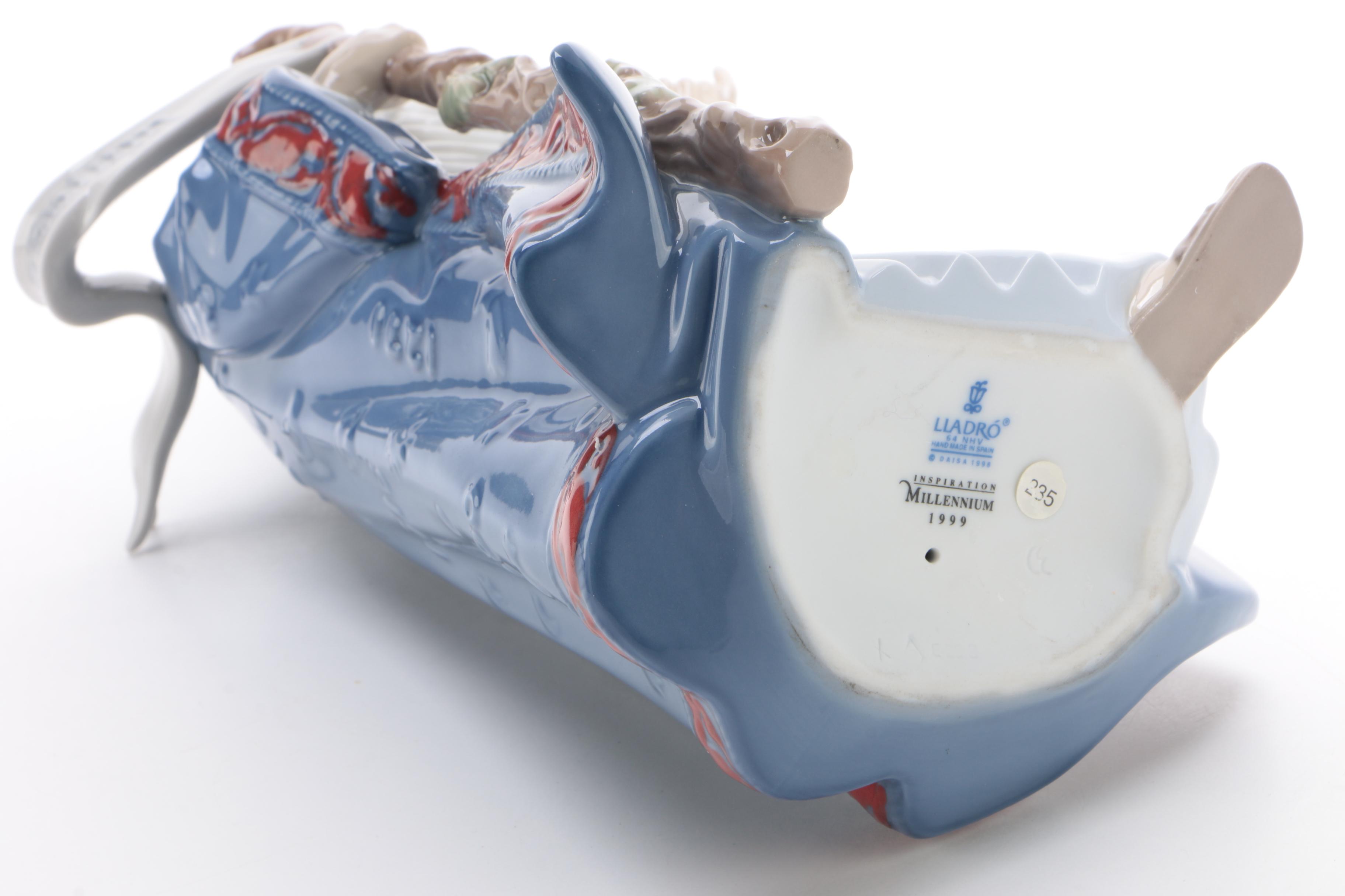 Lladró Inspiration Millennium "Father Time" Porcelain Figurine, 1991–2001