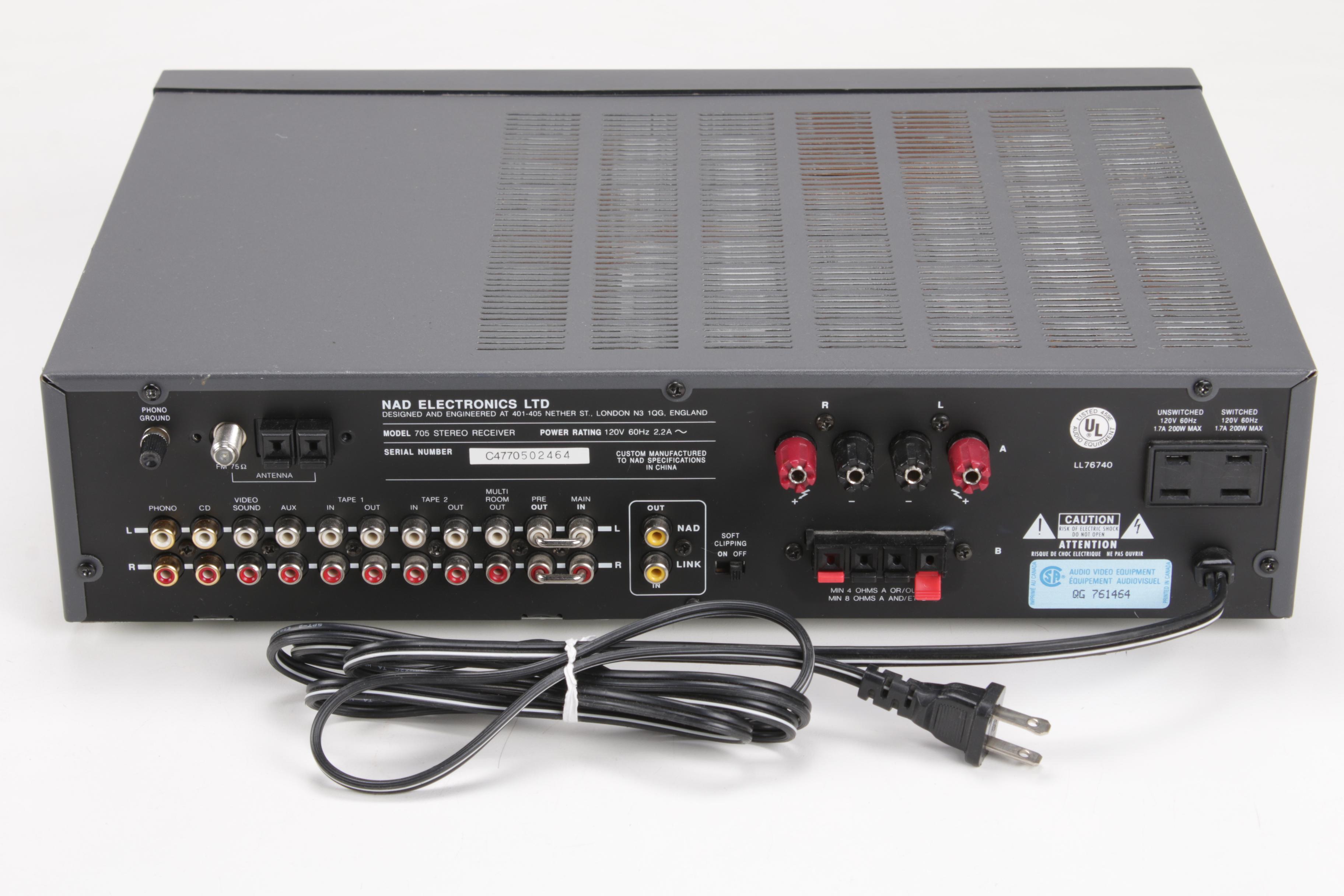 NAD Electronics 705 Stereo Receiver