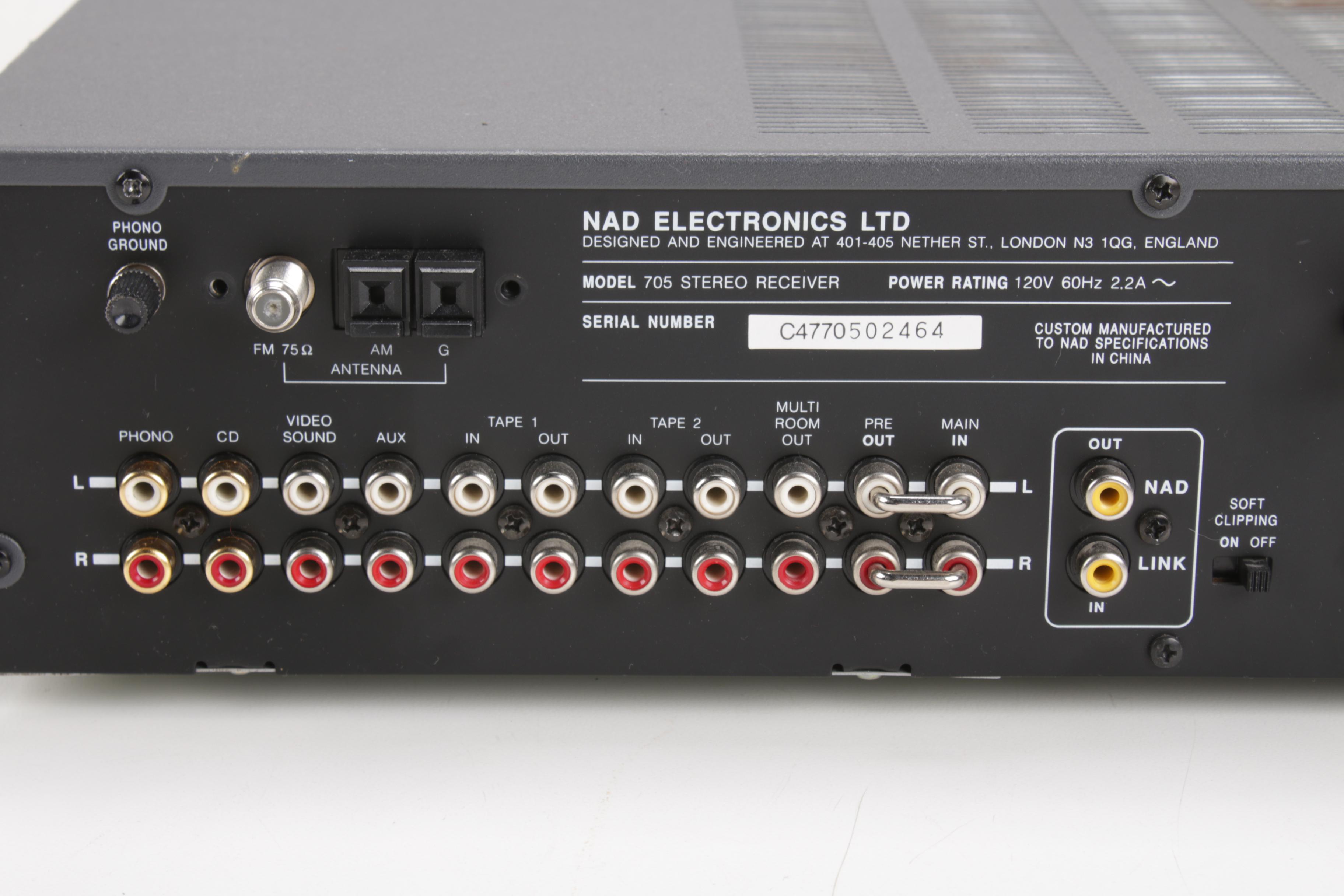 NAD Electronics 705 Stereo Receiver