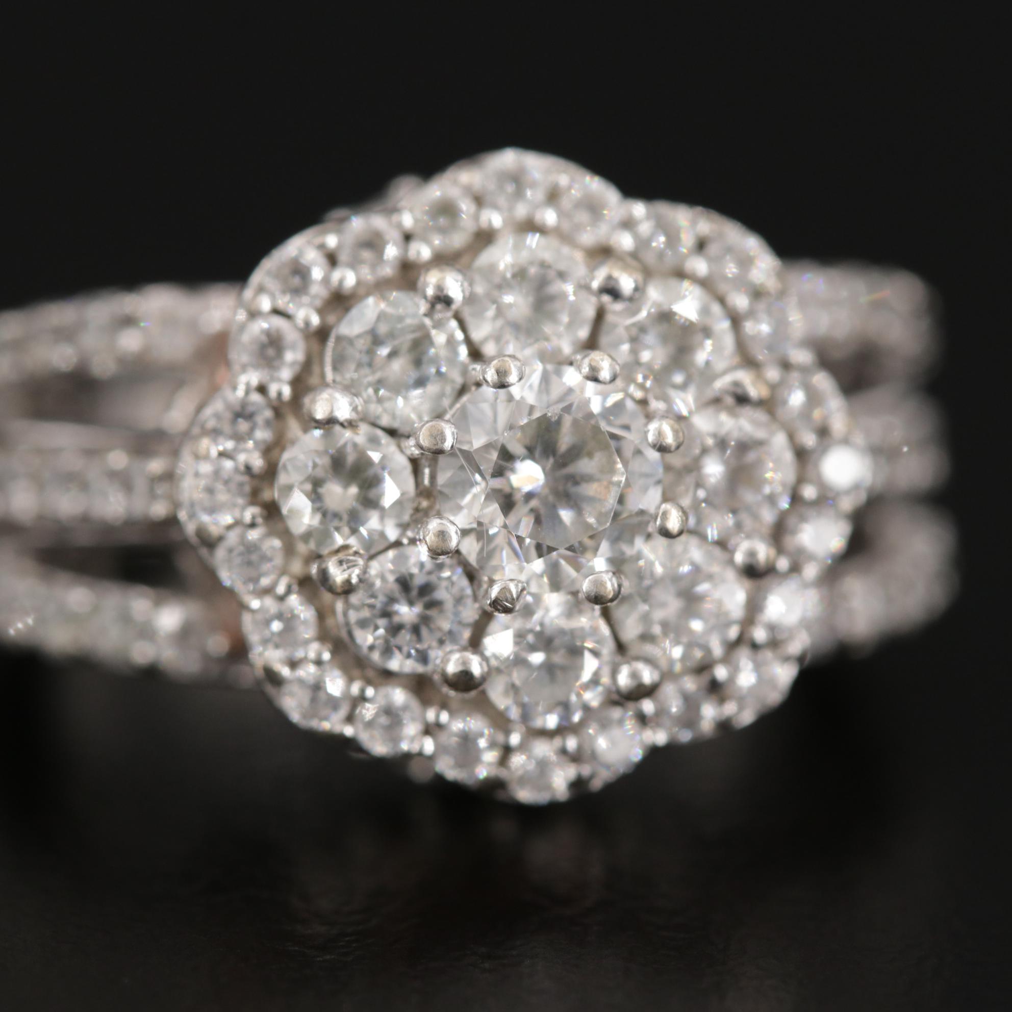 Assorted Sterling Silver Cubic Zirconia Rings