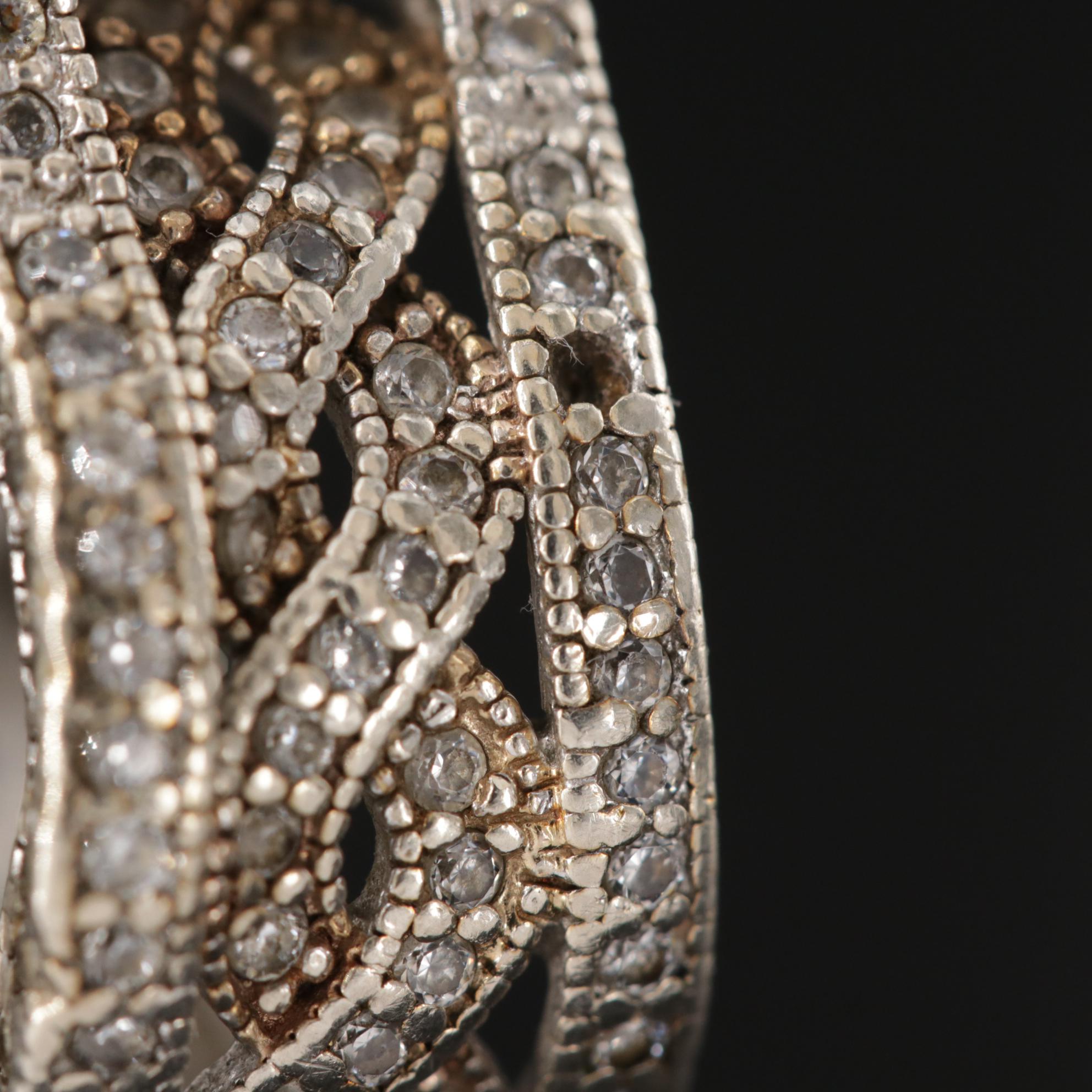 Assorted Sterling Silver Cubic Zirconia Rings