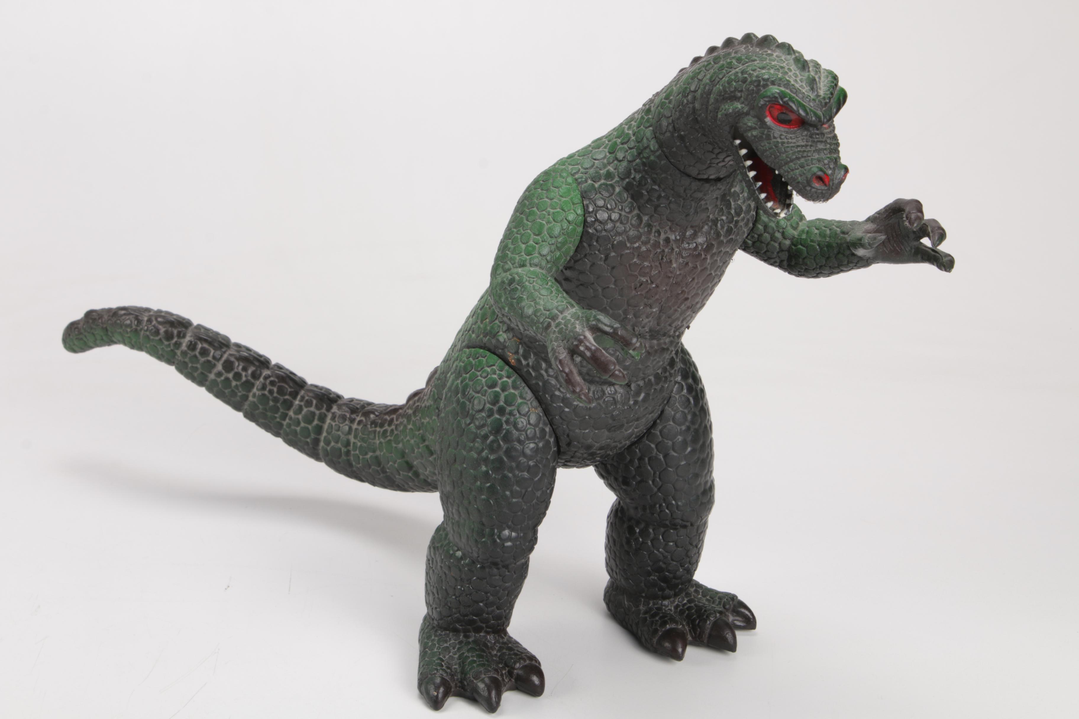 Godzilla, Maleficent Dragon and Jurassic Park Action Figurines