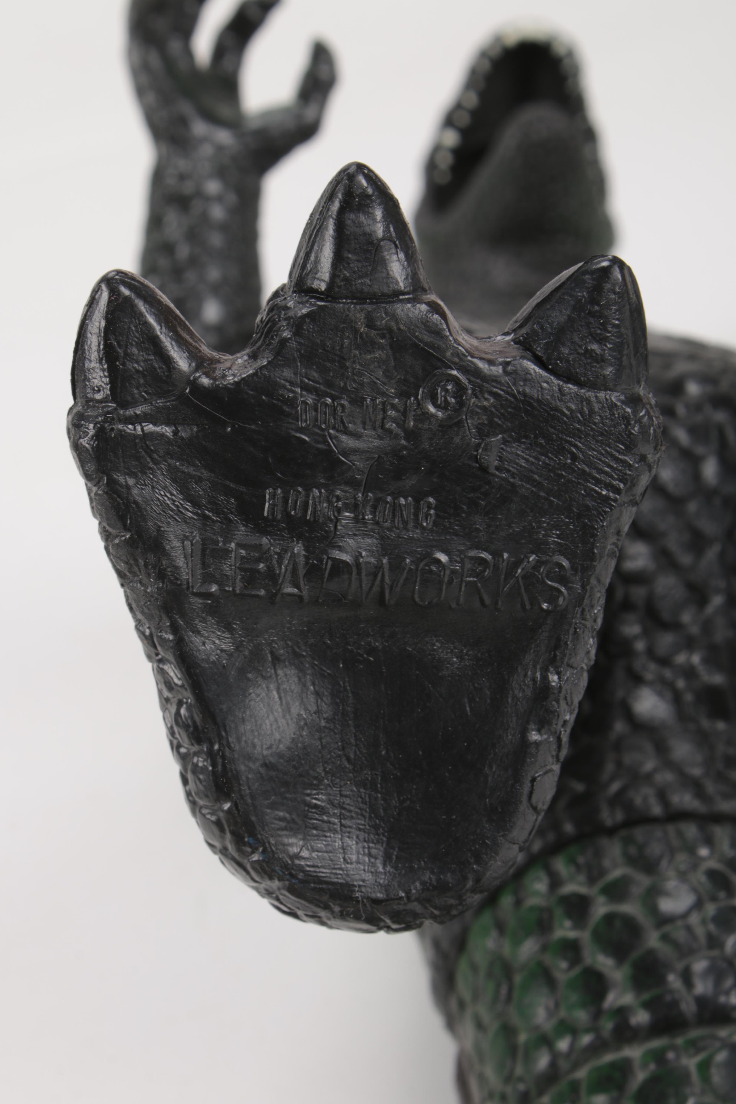 Godzilla, Maleficent Dragon and Jurassic Park Action Figurines