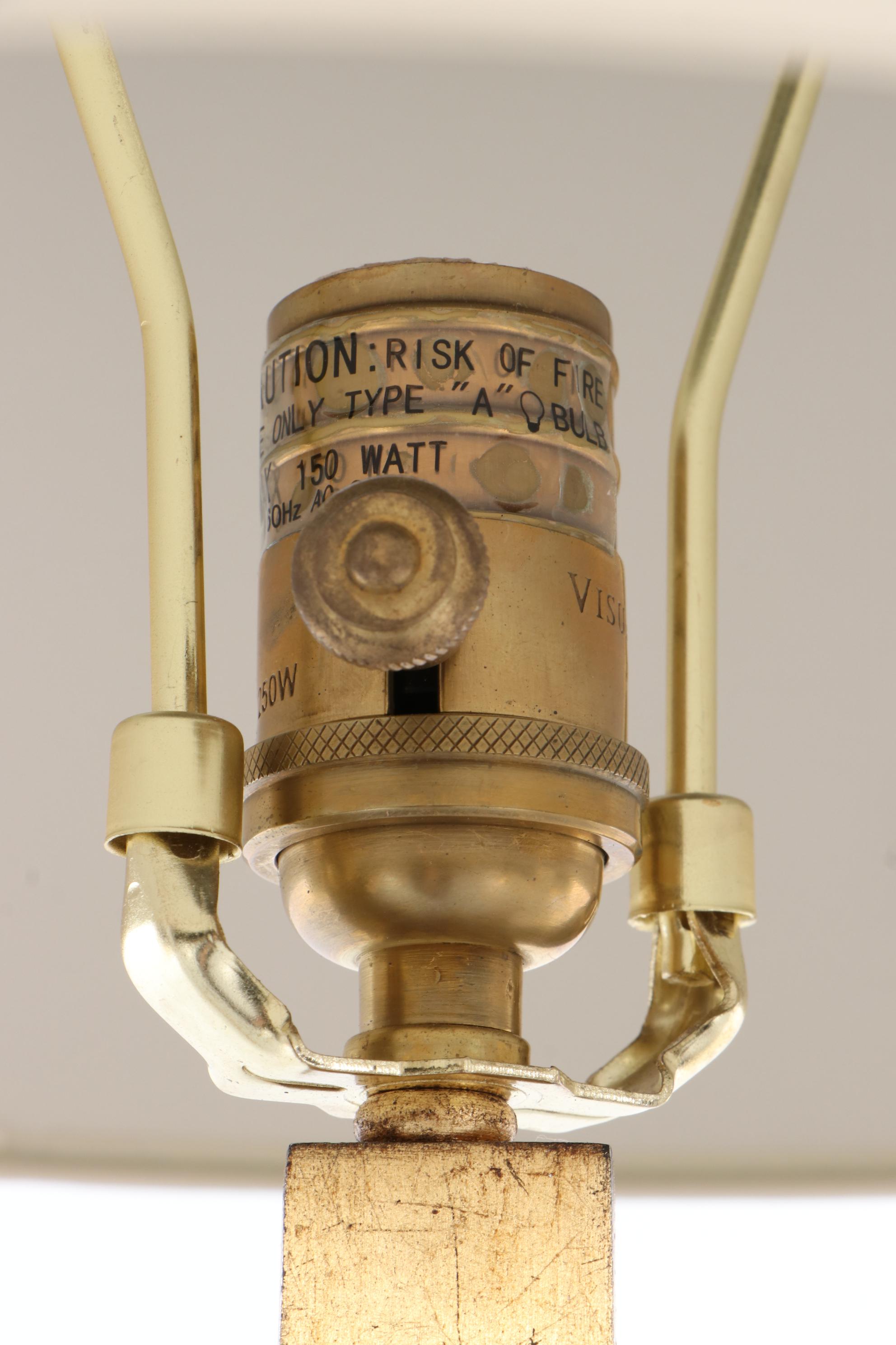 Visual Comfort Gild Metal Floor Lamp designed by Suzanne Kasler