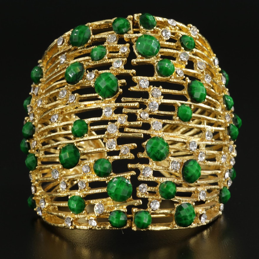 Amrita Singh Glass Cuff Bracelet