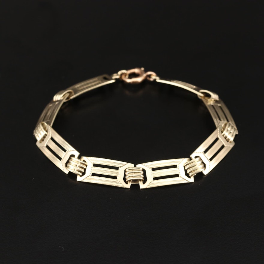 14K Yellow Gold Bracelet