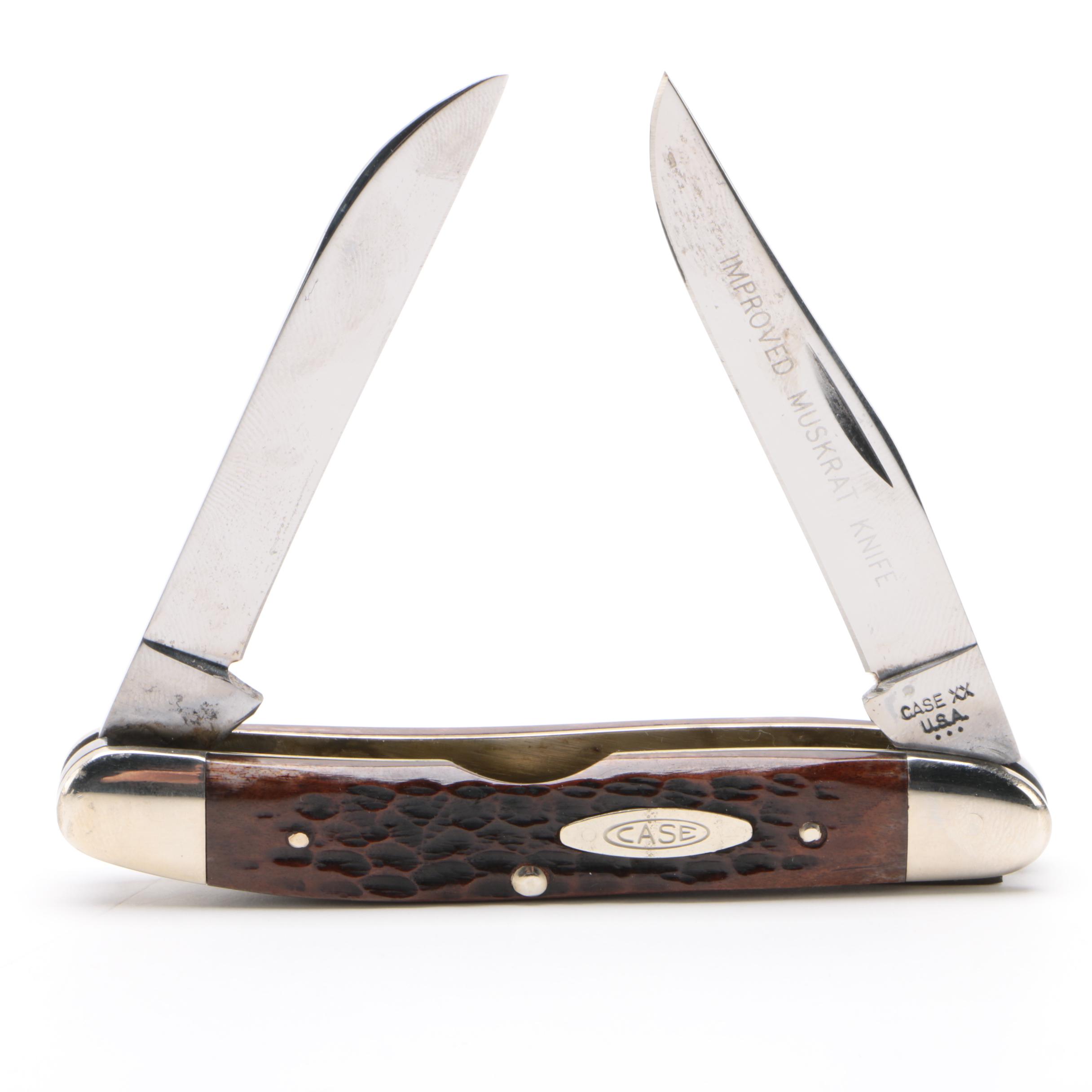Case XX "Hawbaker's Special" Improved Muskrat Knife, 1970s