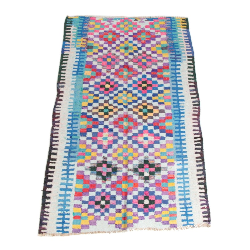 5'4 x 9'4 Handwoven Persian Berber Style Wool Rug