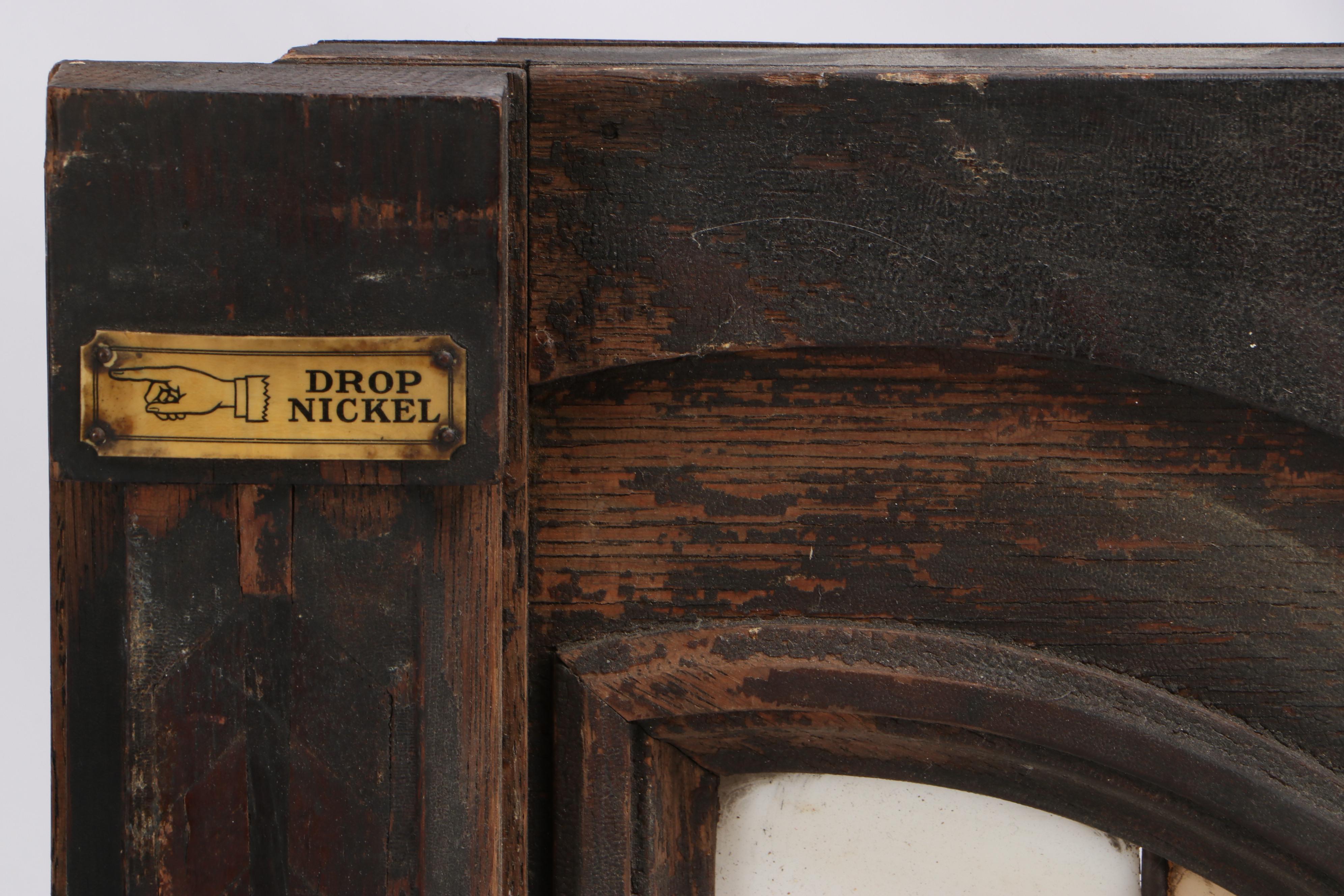 Wurlitzer Nickelodeon Player Piano Stained and Slag Glass Panel