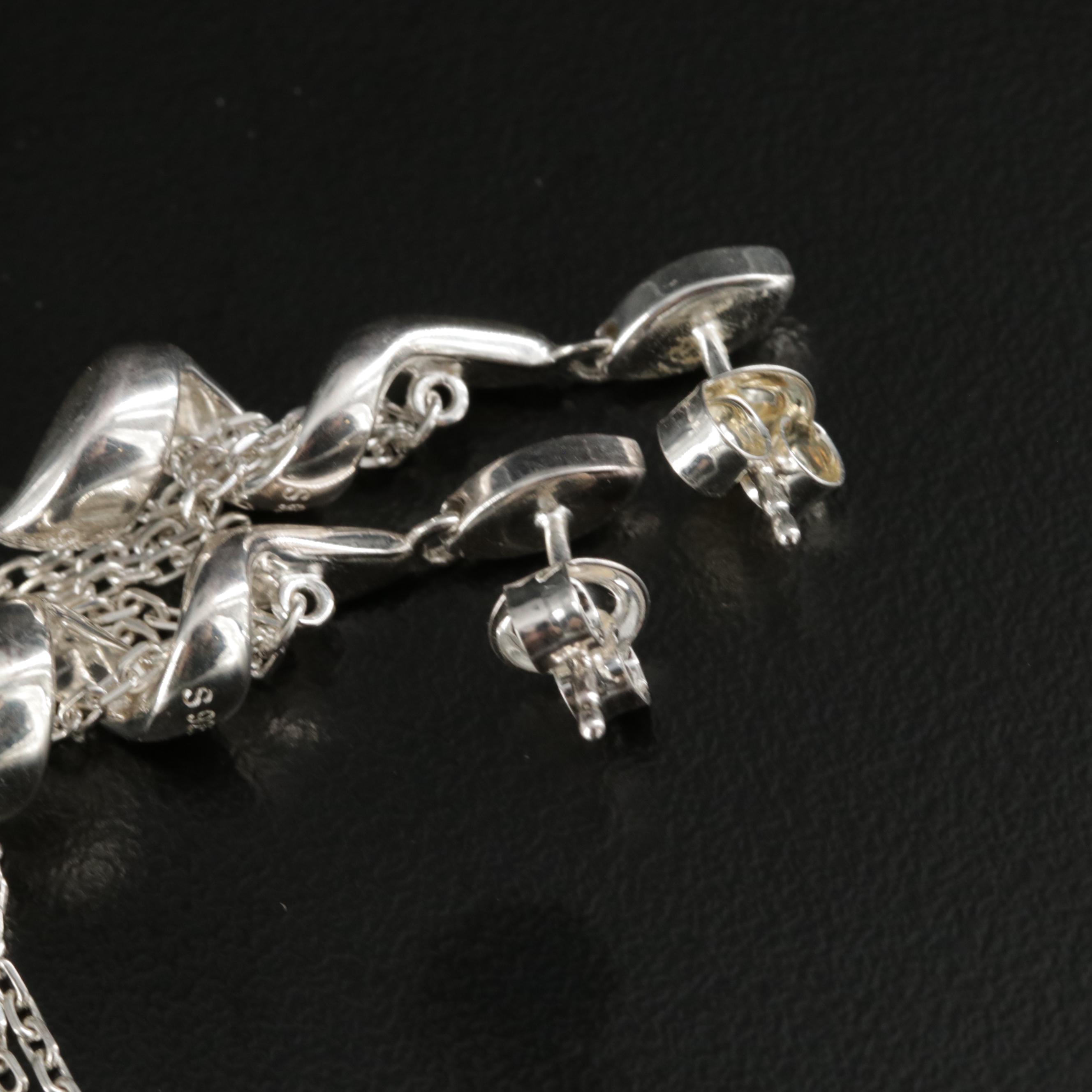 Sterling Silver Dangle Earrings