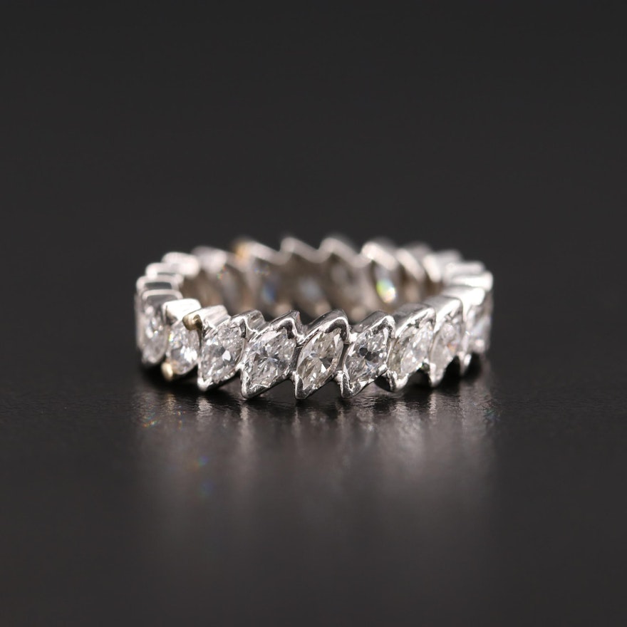 Platinum 2.31 CTW Diamond Eternity Band