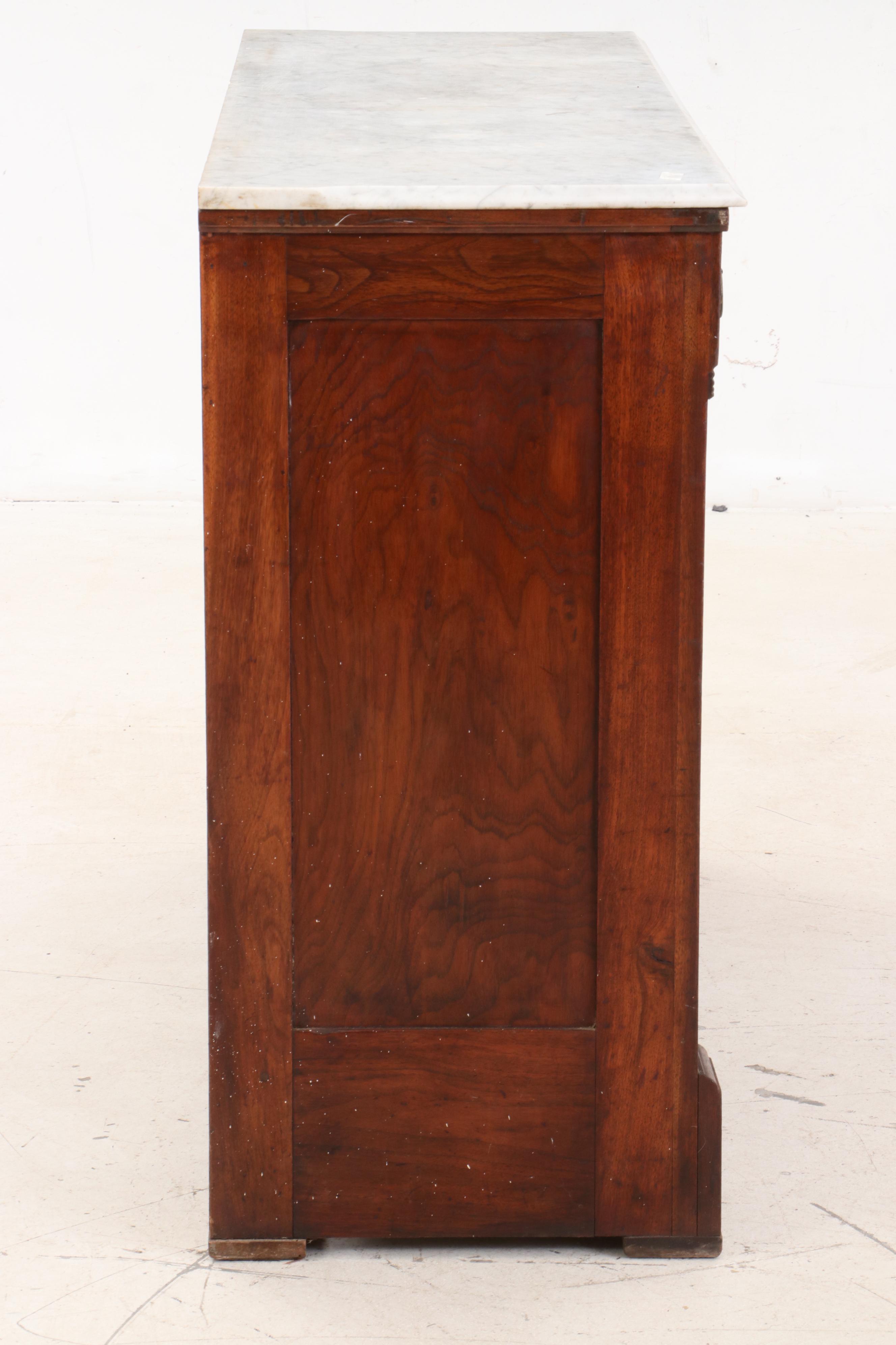 Victorian Eastlake Walnut Sideboard, Late 19th Century
