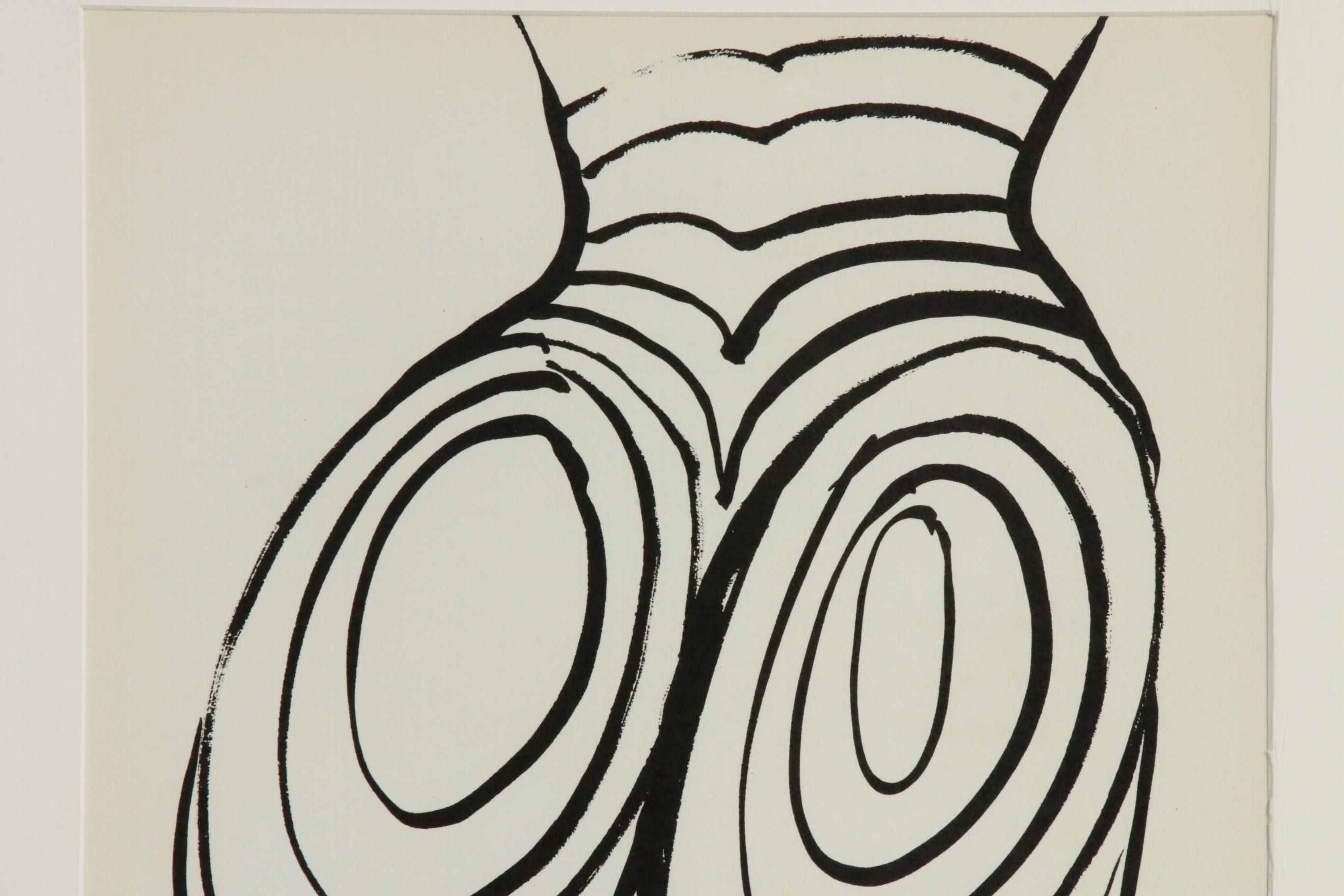 Alexander Calder Lithograph for "Derrière le Miroir," 1968