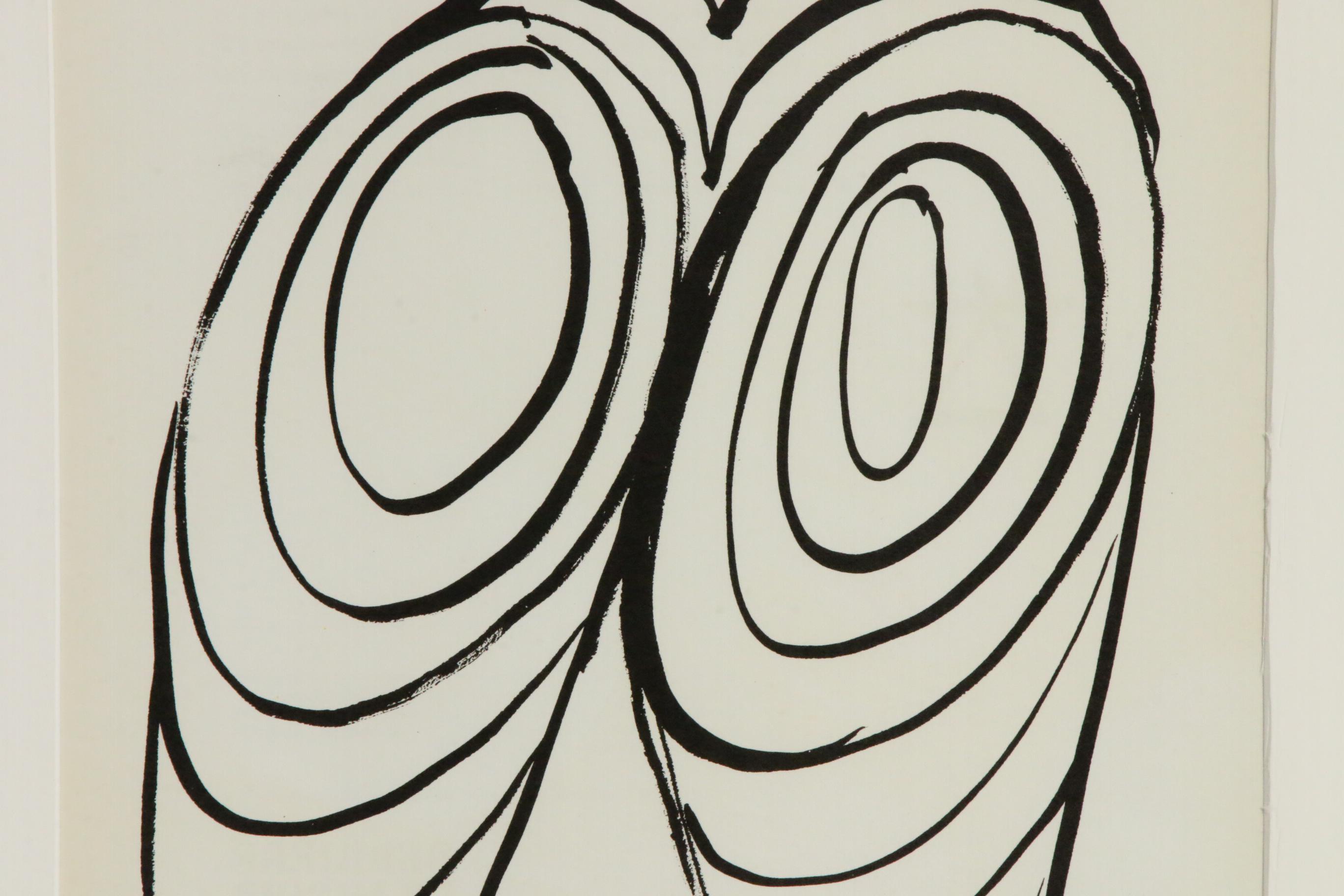 Alexander Calder Lithograph for "Derrière le Miroir," 1968