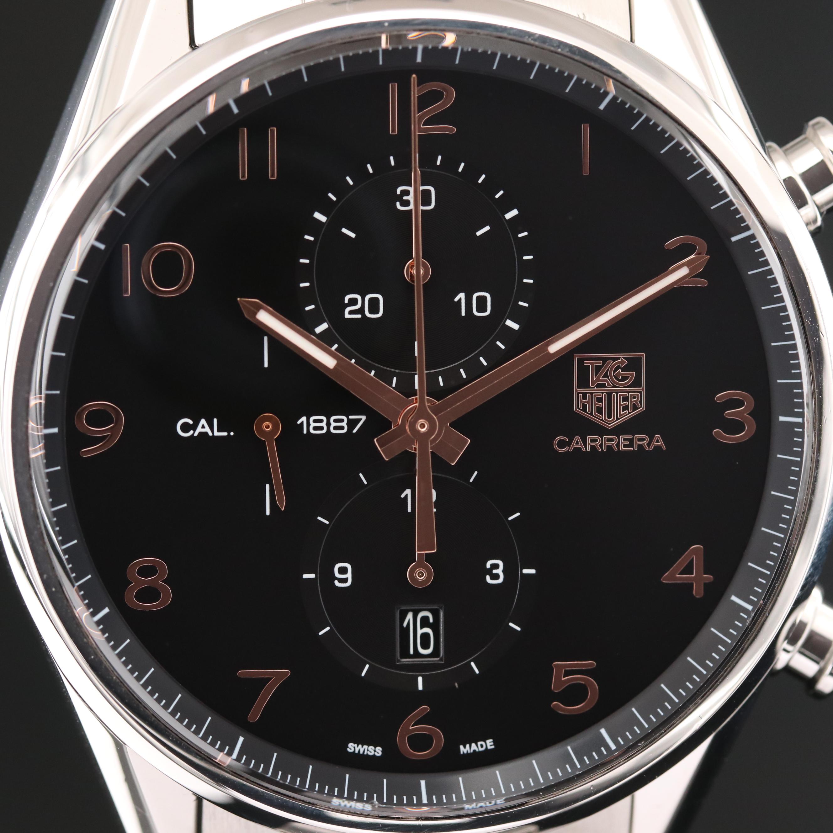 TAG Heuer Carrera Calibre 1887 Stainless Steel Chronograph Watch