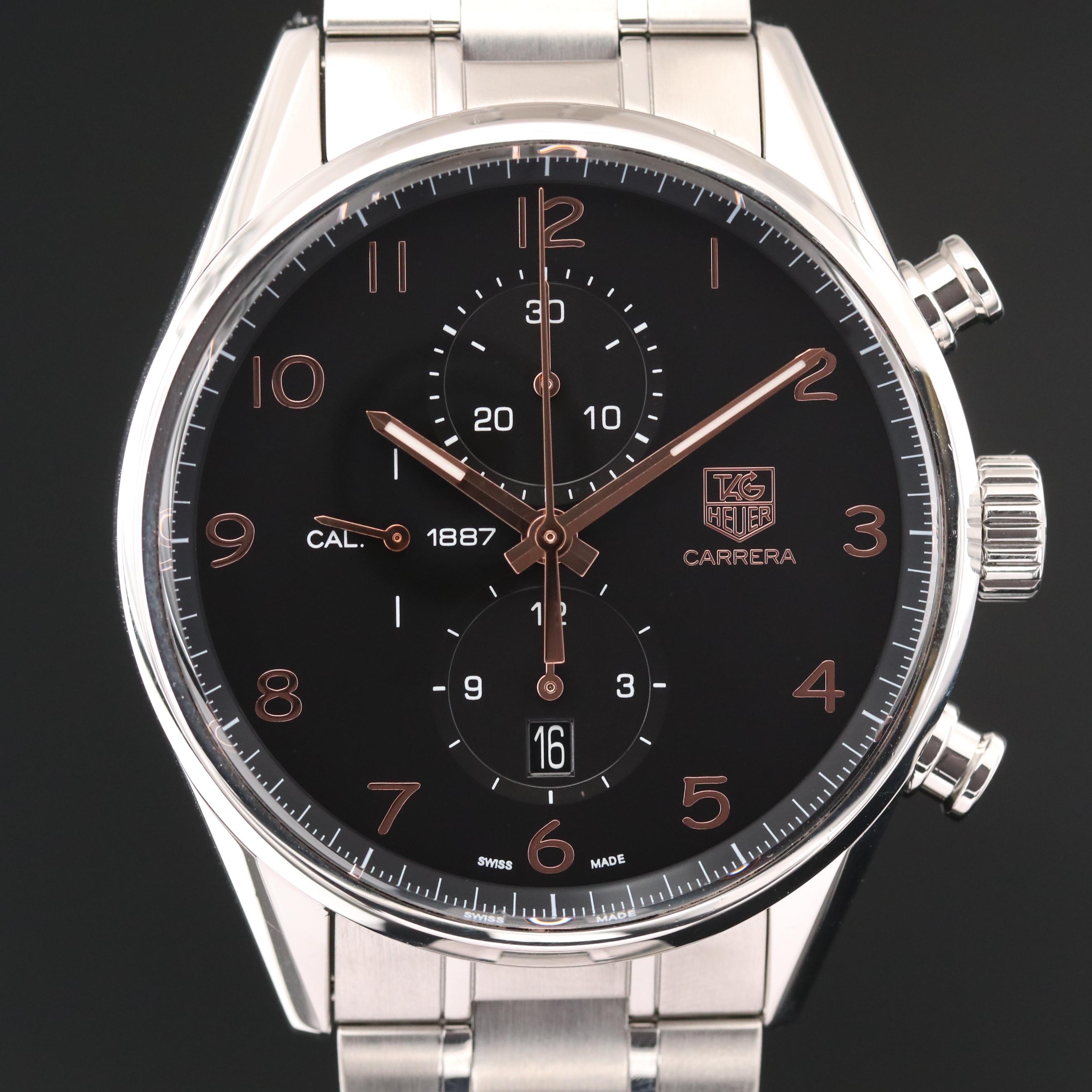 TAG Heuer Carrera Calibre 1887 Stainless Steel Chronograph Watch